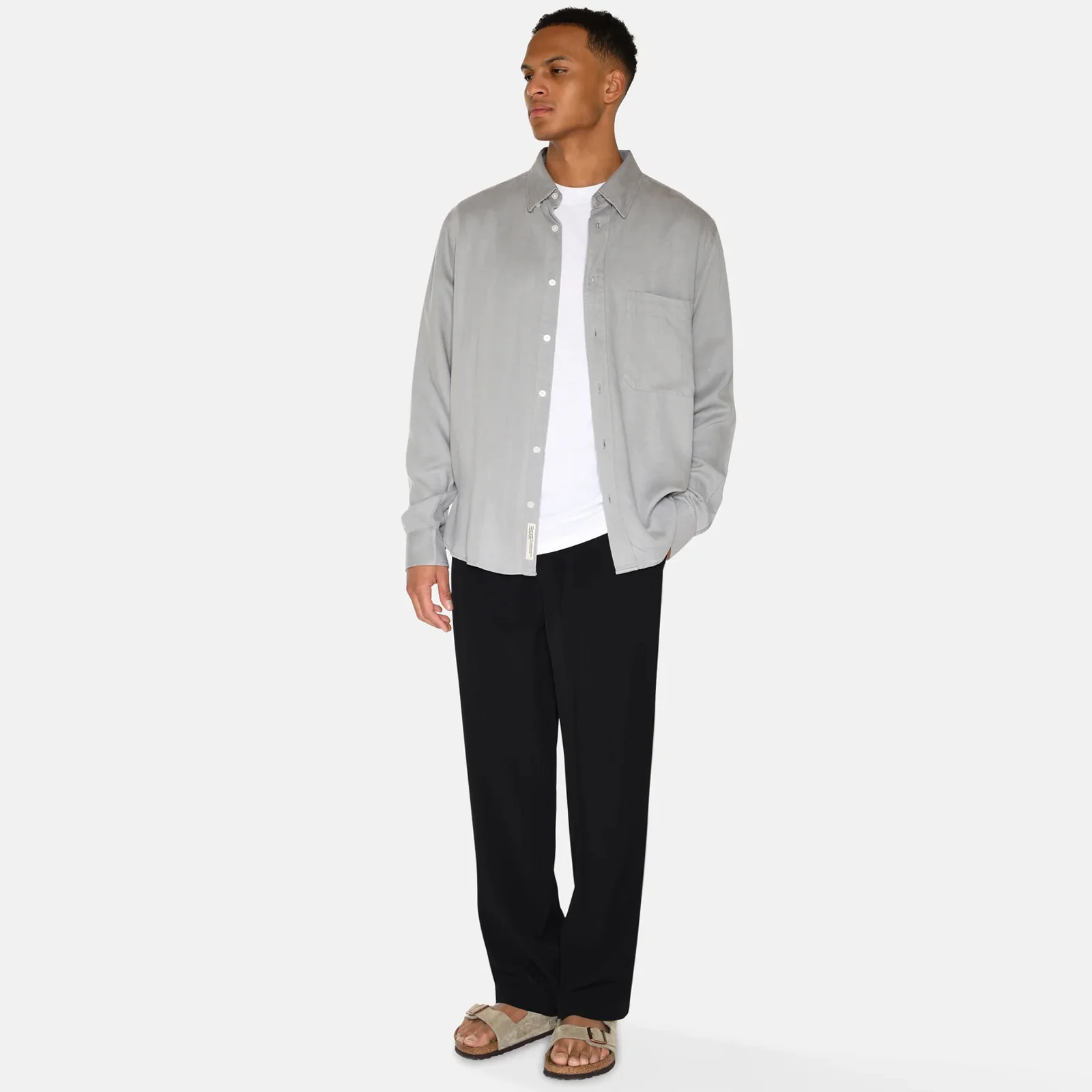 Pedro Shirt 910 light grey - Image 3