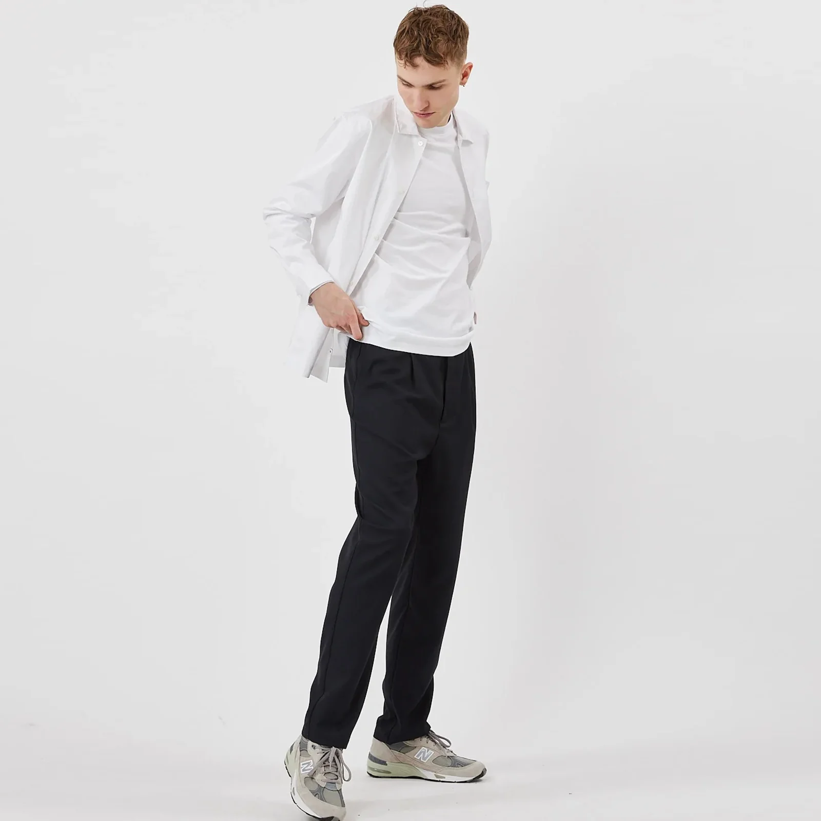 Pleati Pants navy blazer - Image 2