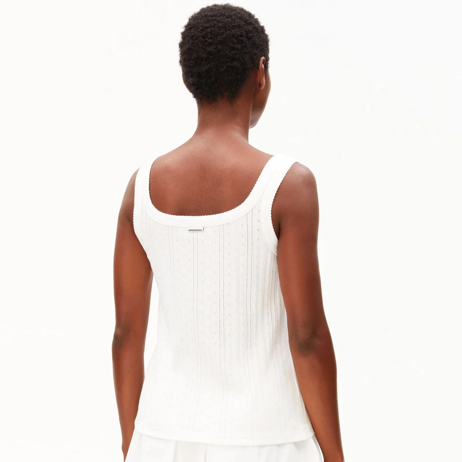 Pointelle Top white - Image 2