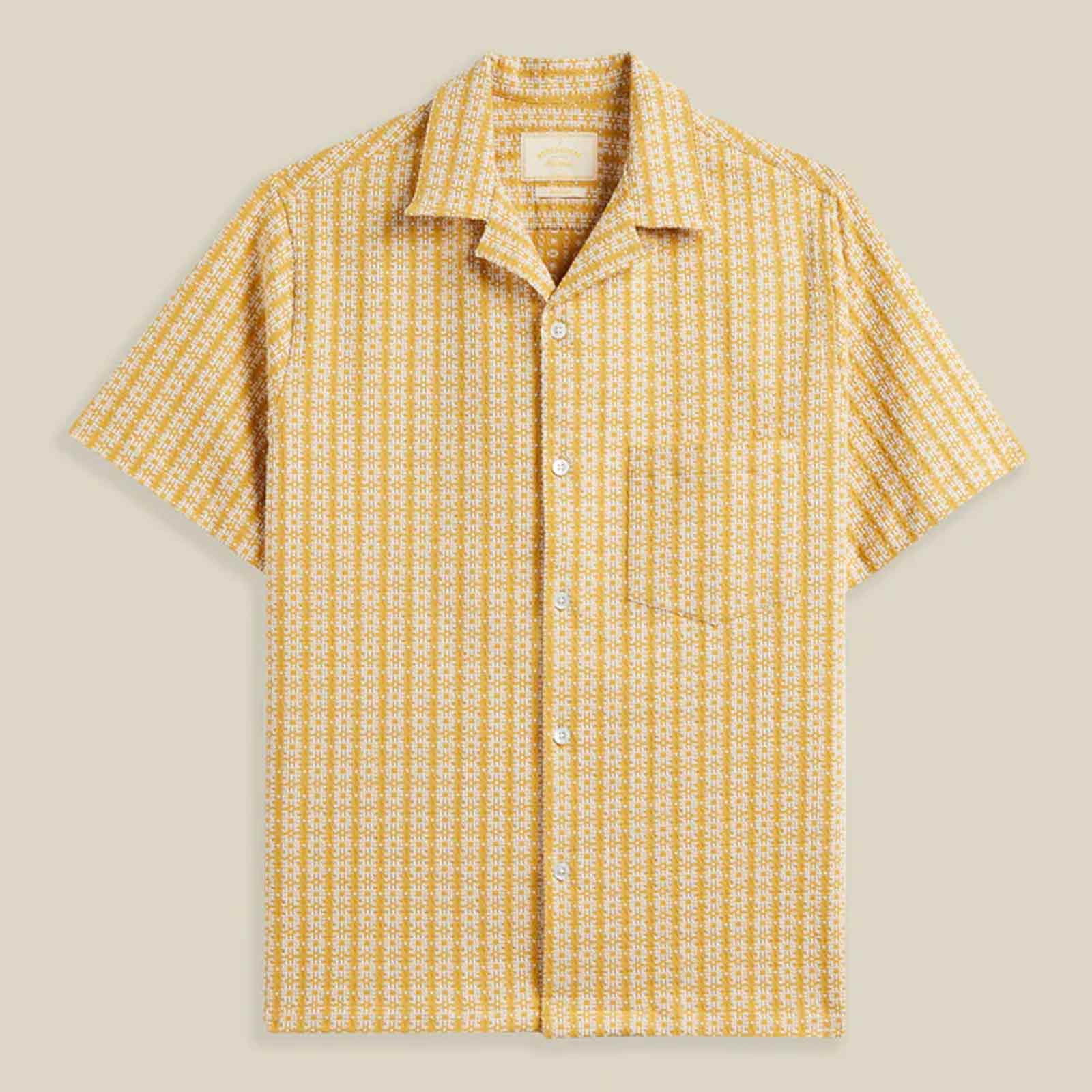 Flower Polen S/S Shirt yellow