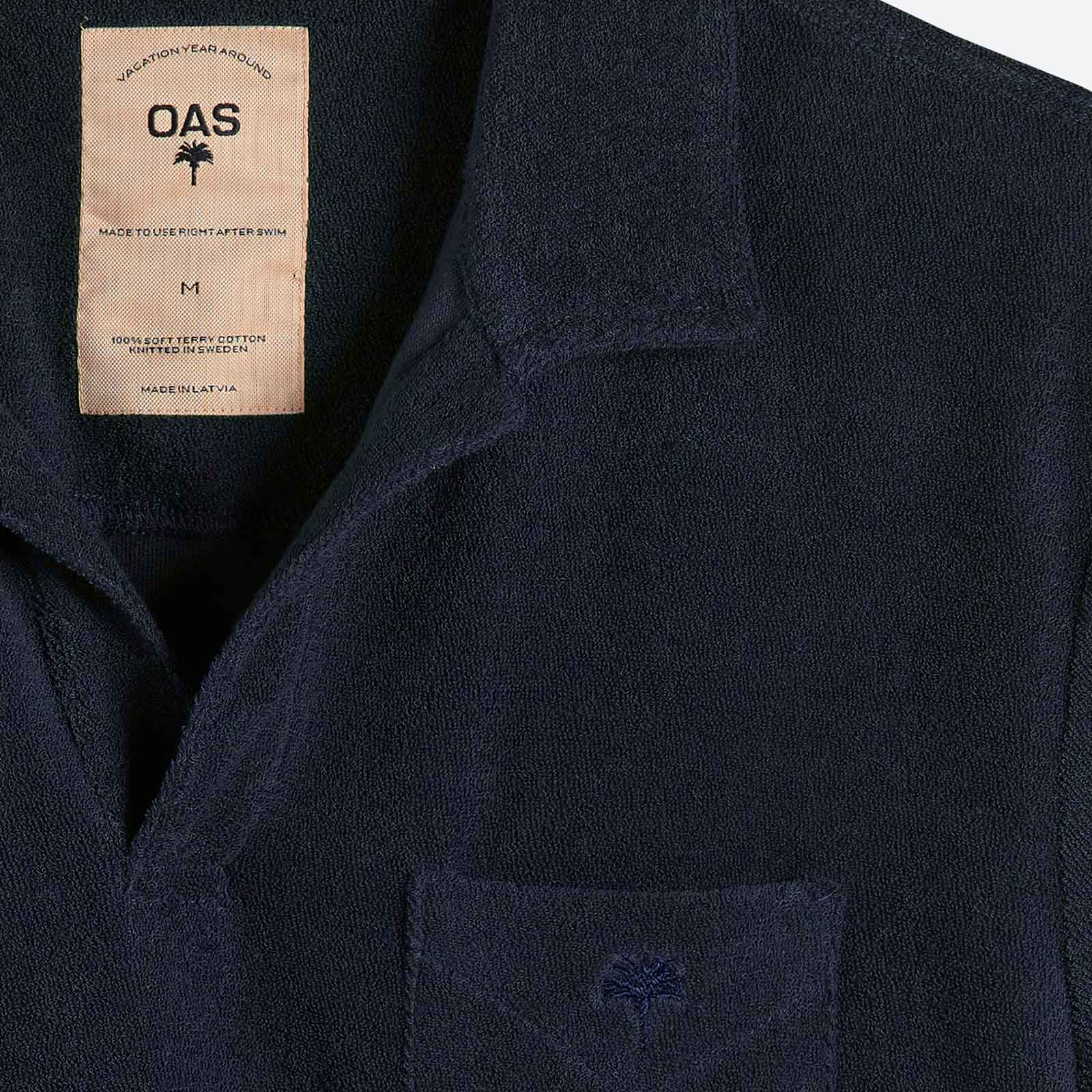 Polo Terry Shirt navy - Image 3