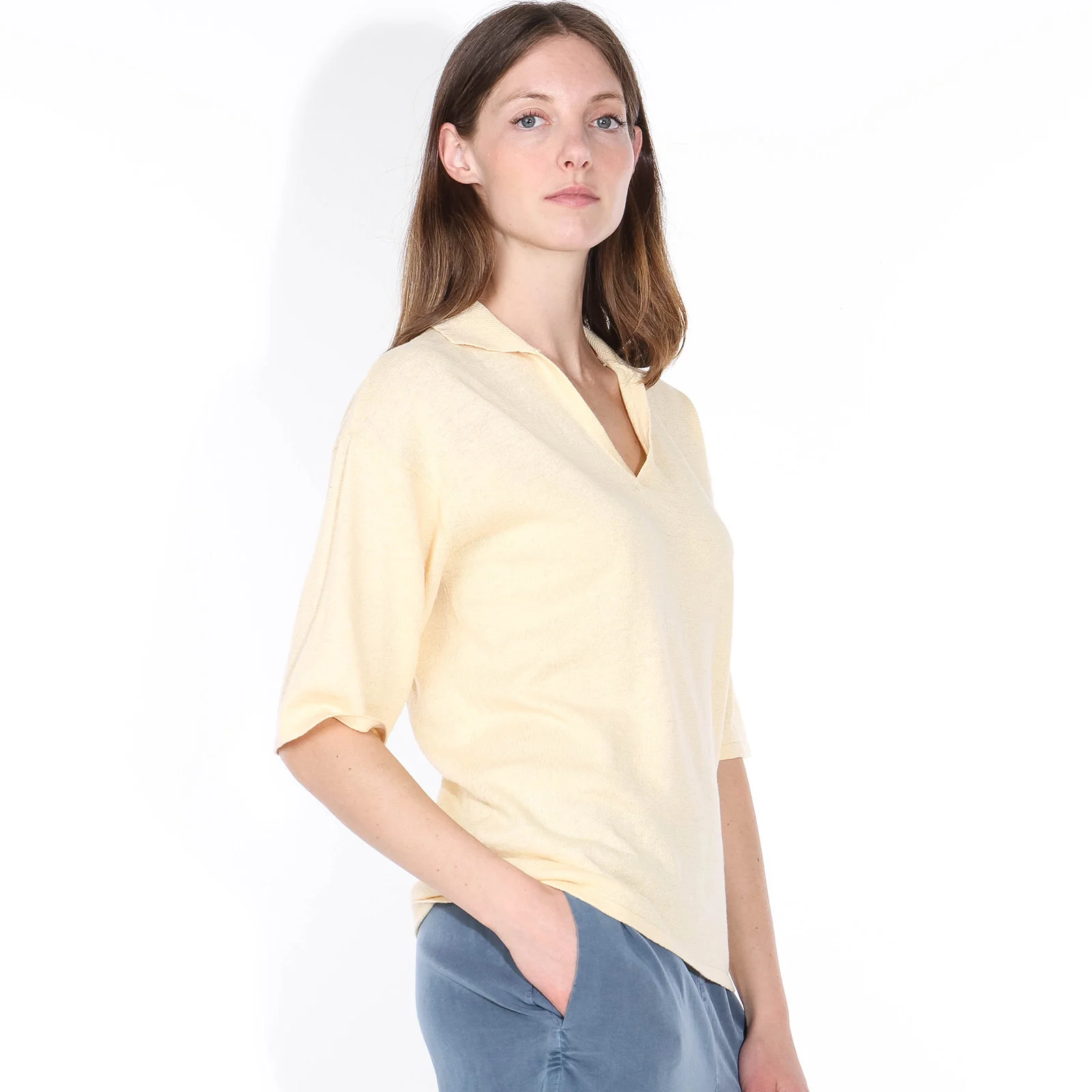 Polomia T-Shirt cornhusk - Image 3