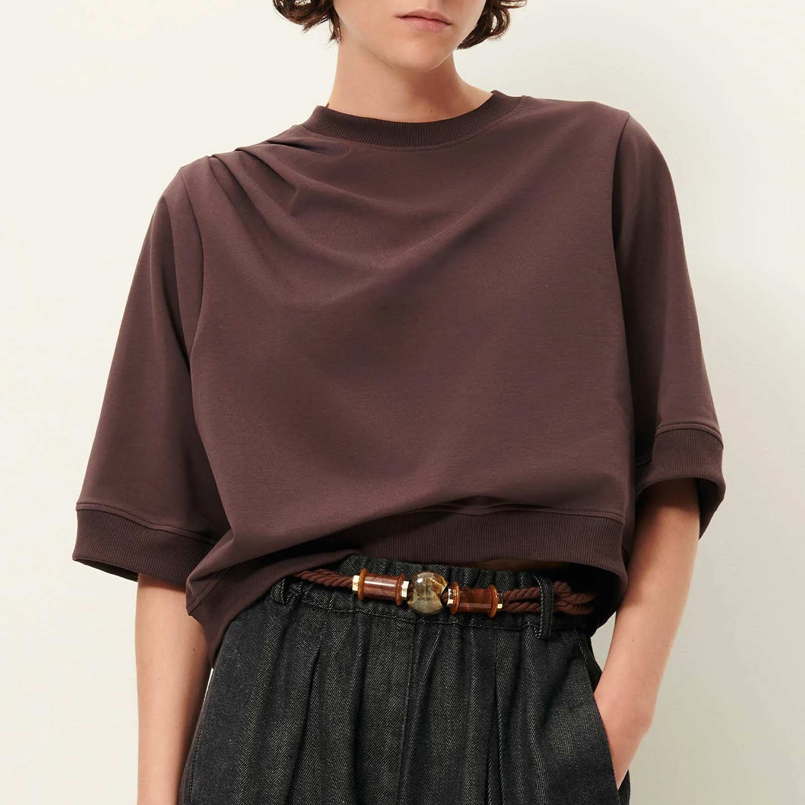 Pova Heavy Tee Shirt espresso