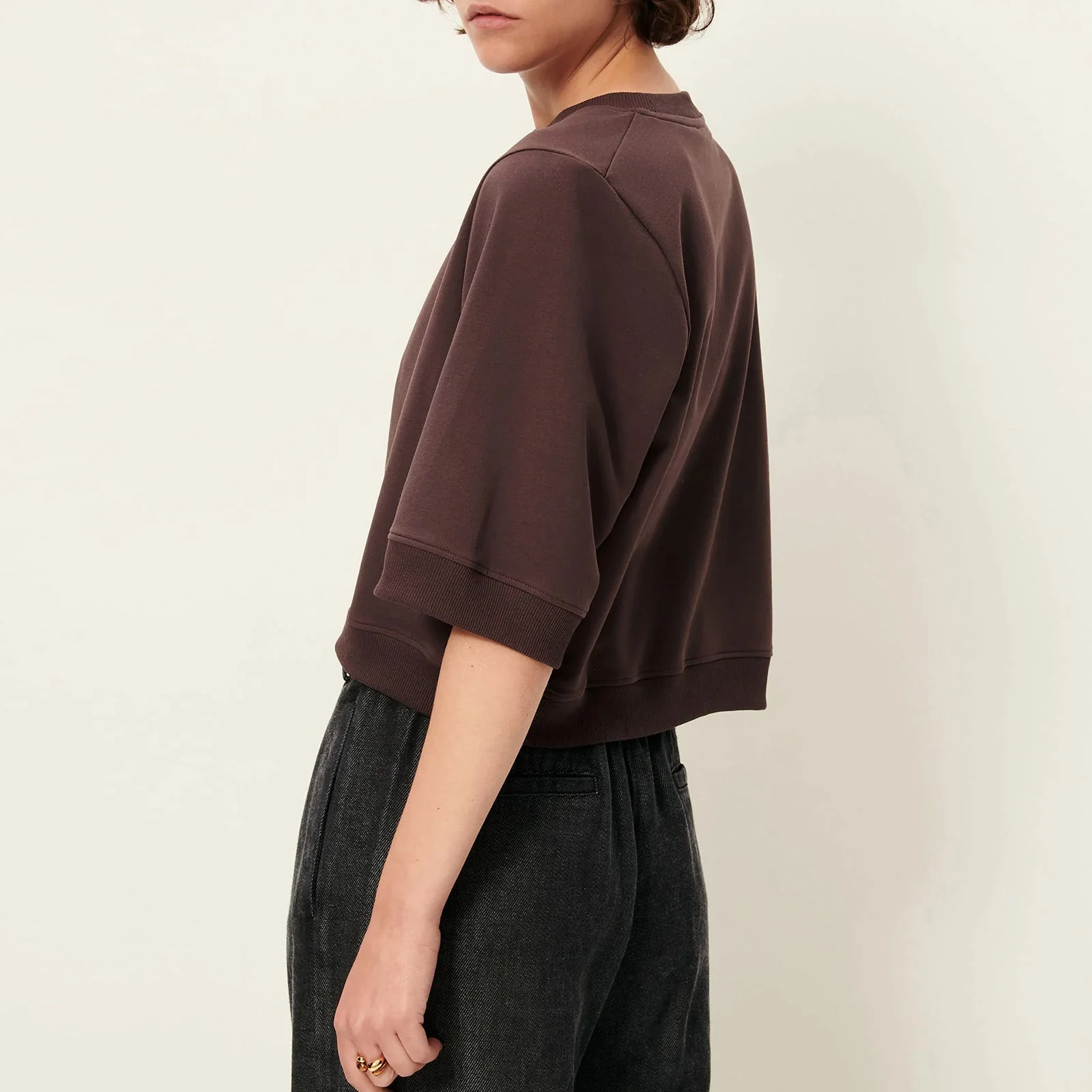 Pova Heavy Tee Shirt espresso - Image 2