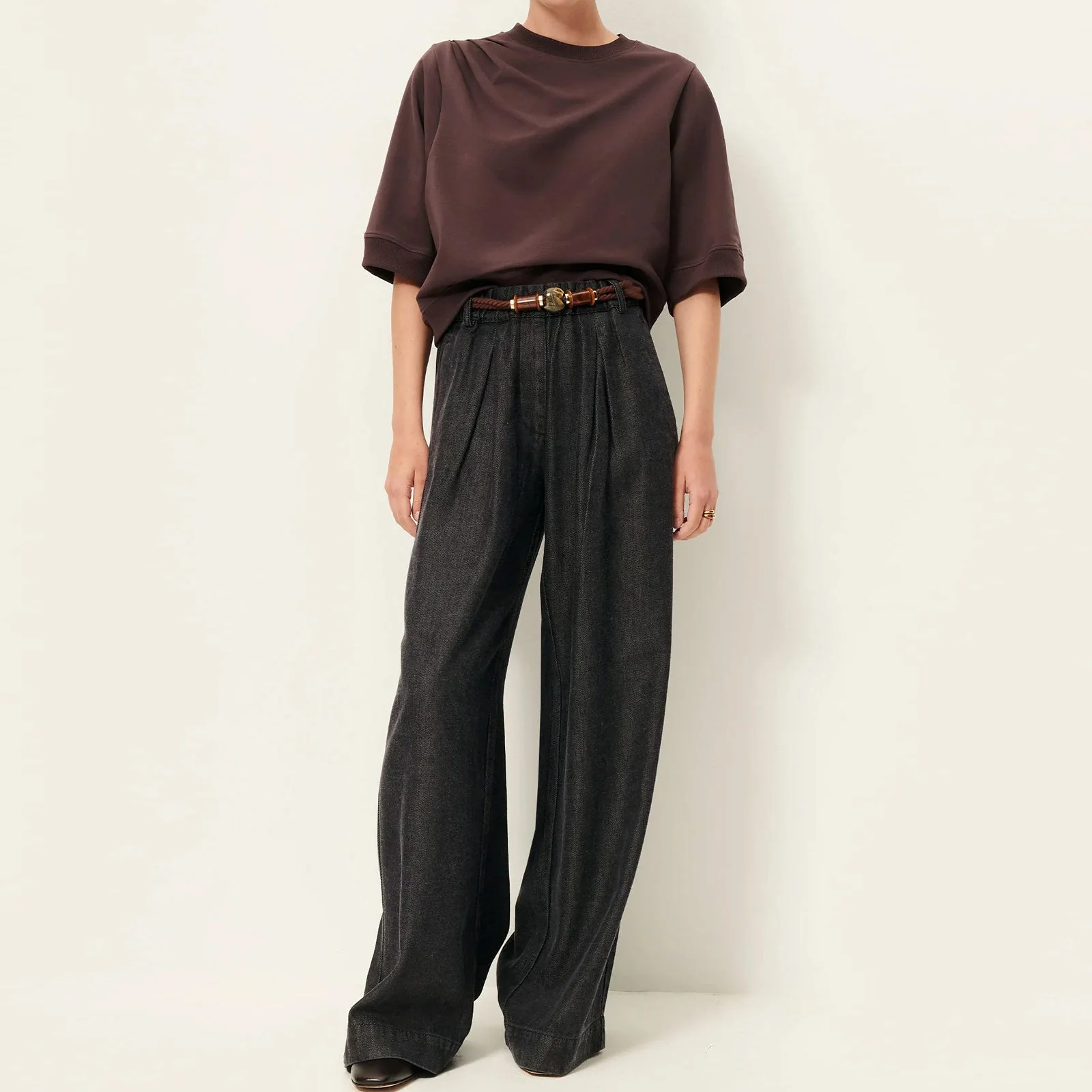 Pova Heavy Tee Shirt espresso - Image 3