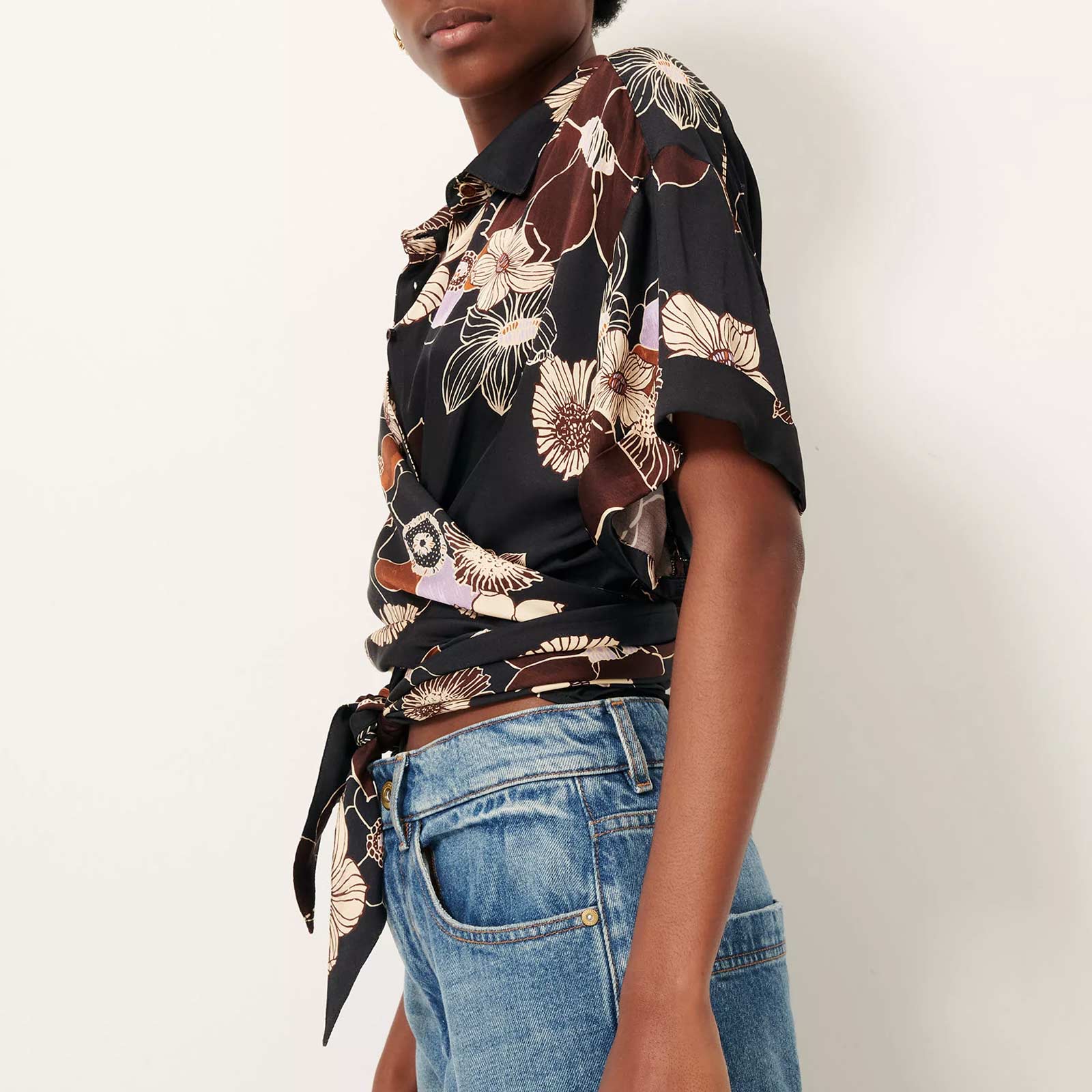 Procida Blouse black hybis - Image 5