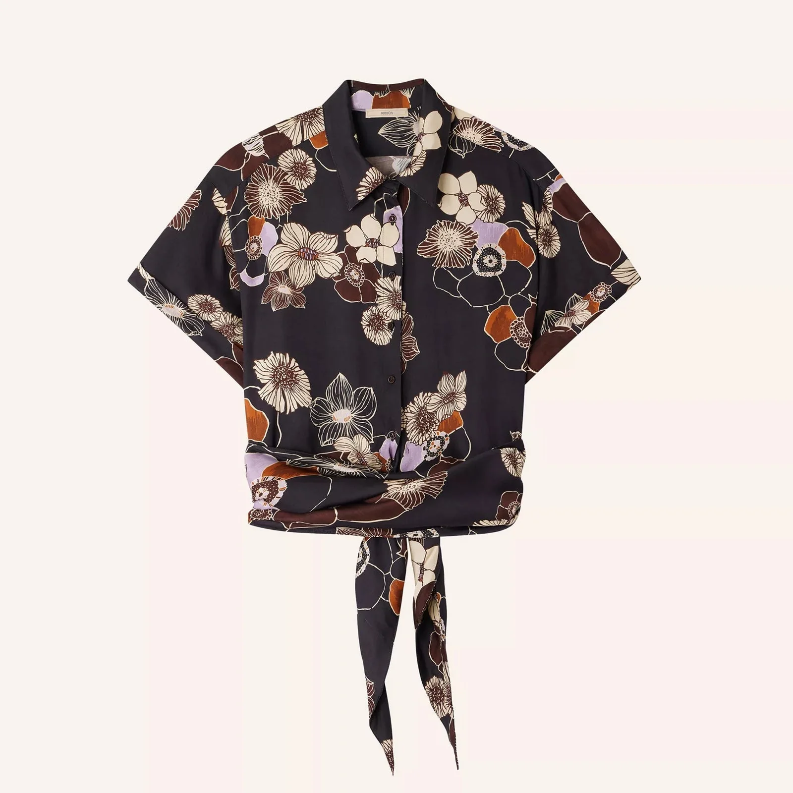 Procida Blouse black hybis - Image 6