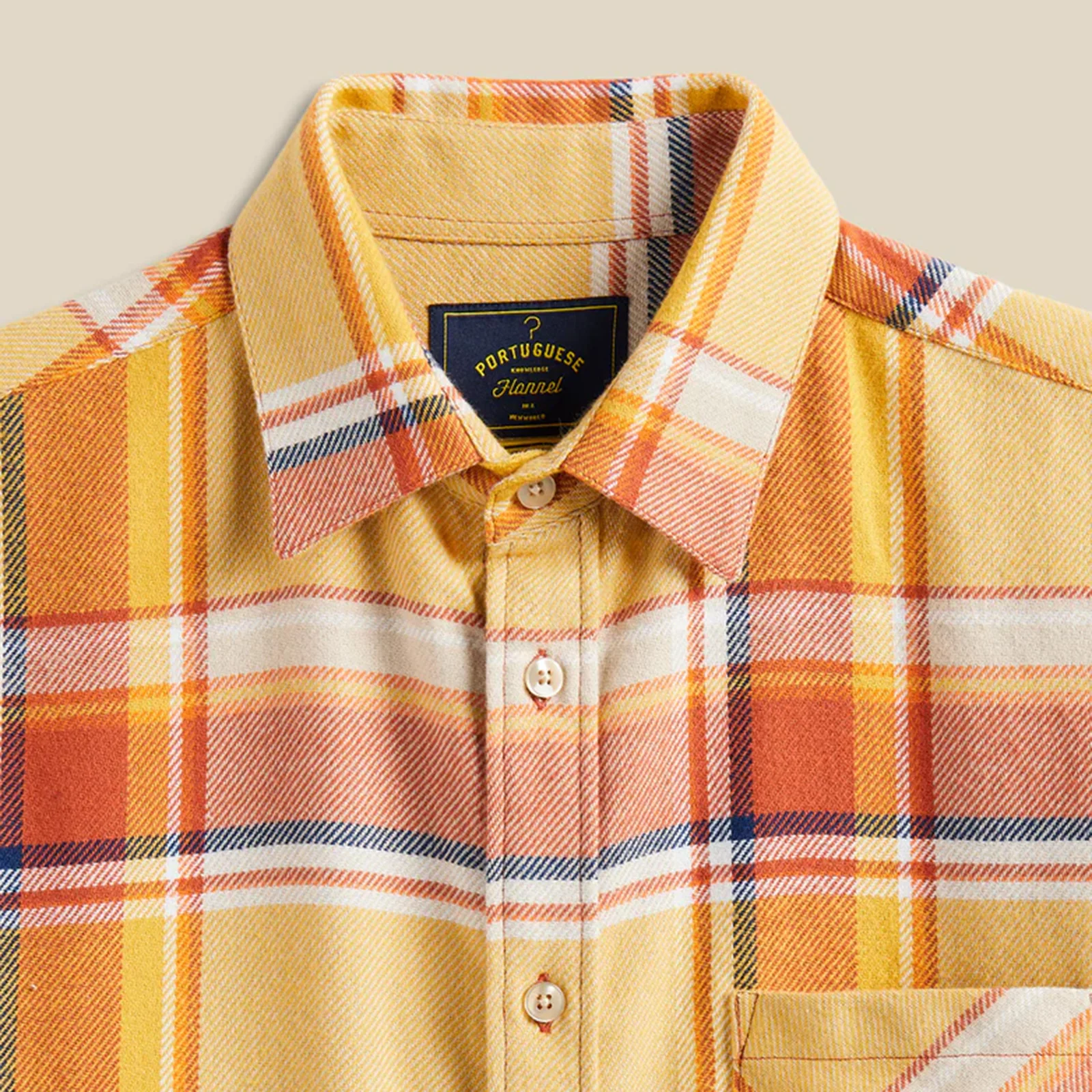 Ramo Flannel Shirt yellow/multi - Image 2
