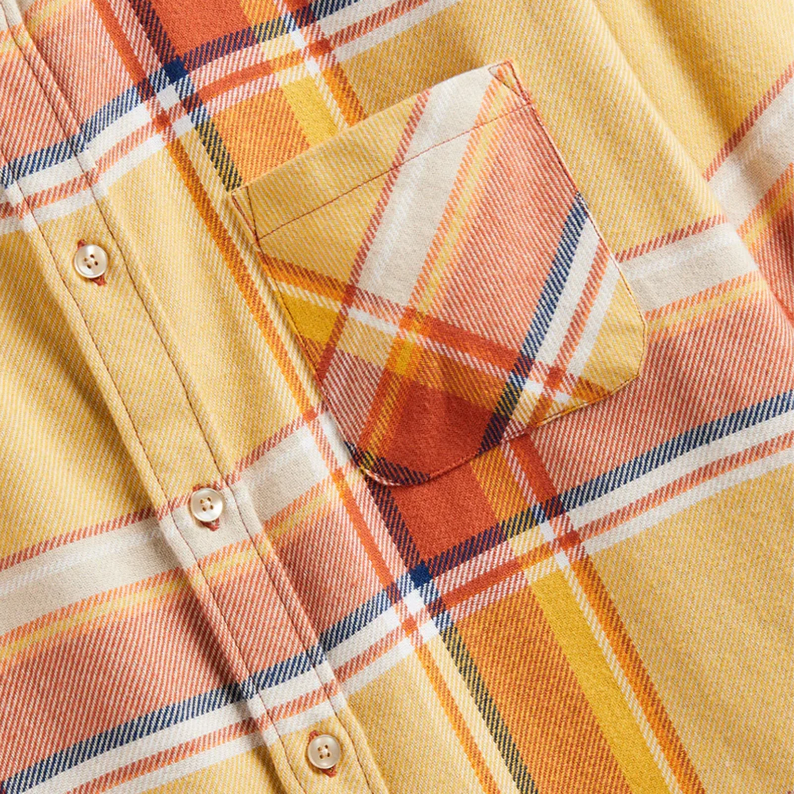 Ramo Flannel Shirt yellow/multi - Image 3