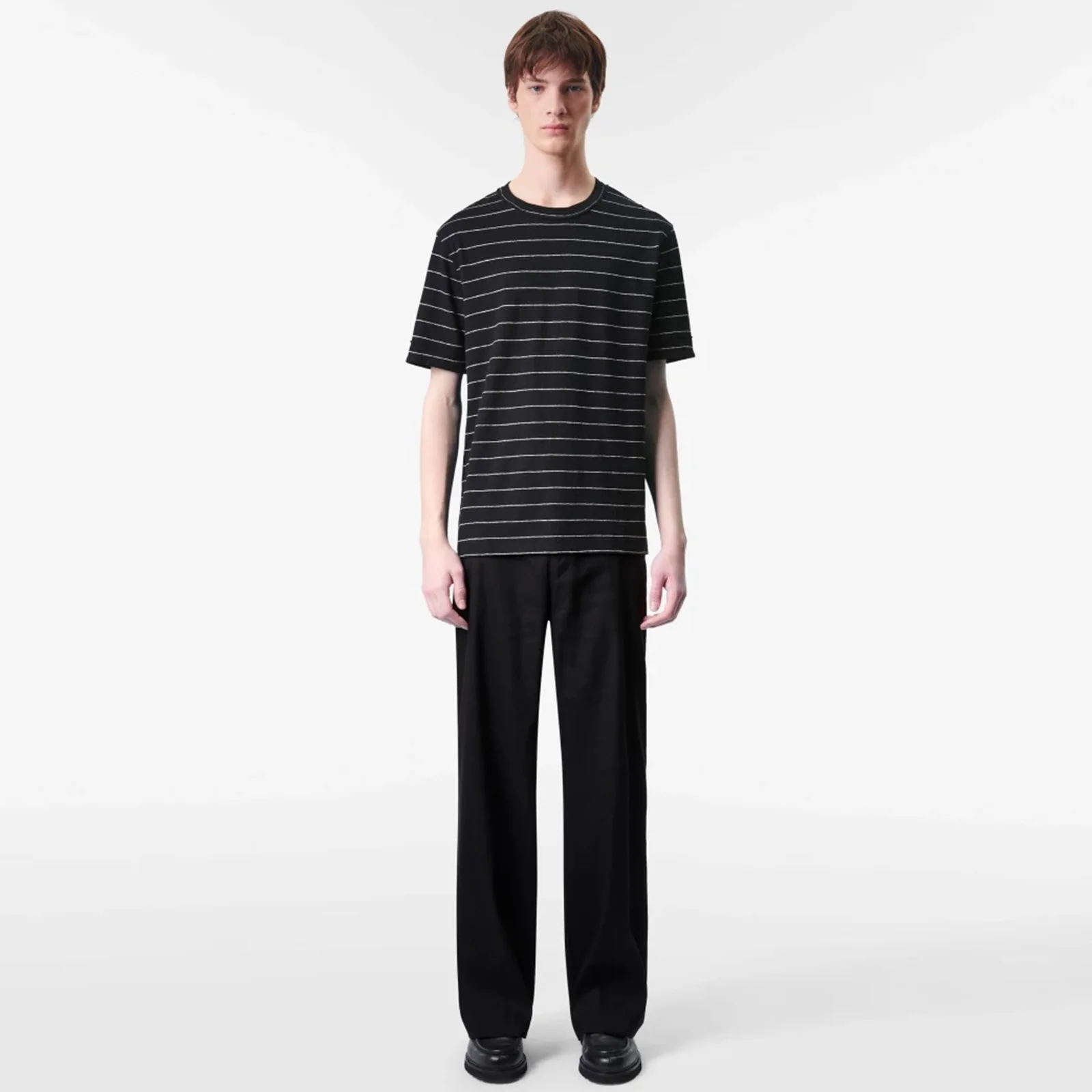 Raphael T-Shirt 524046 black/white str. - Image 3