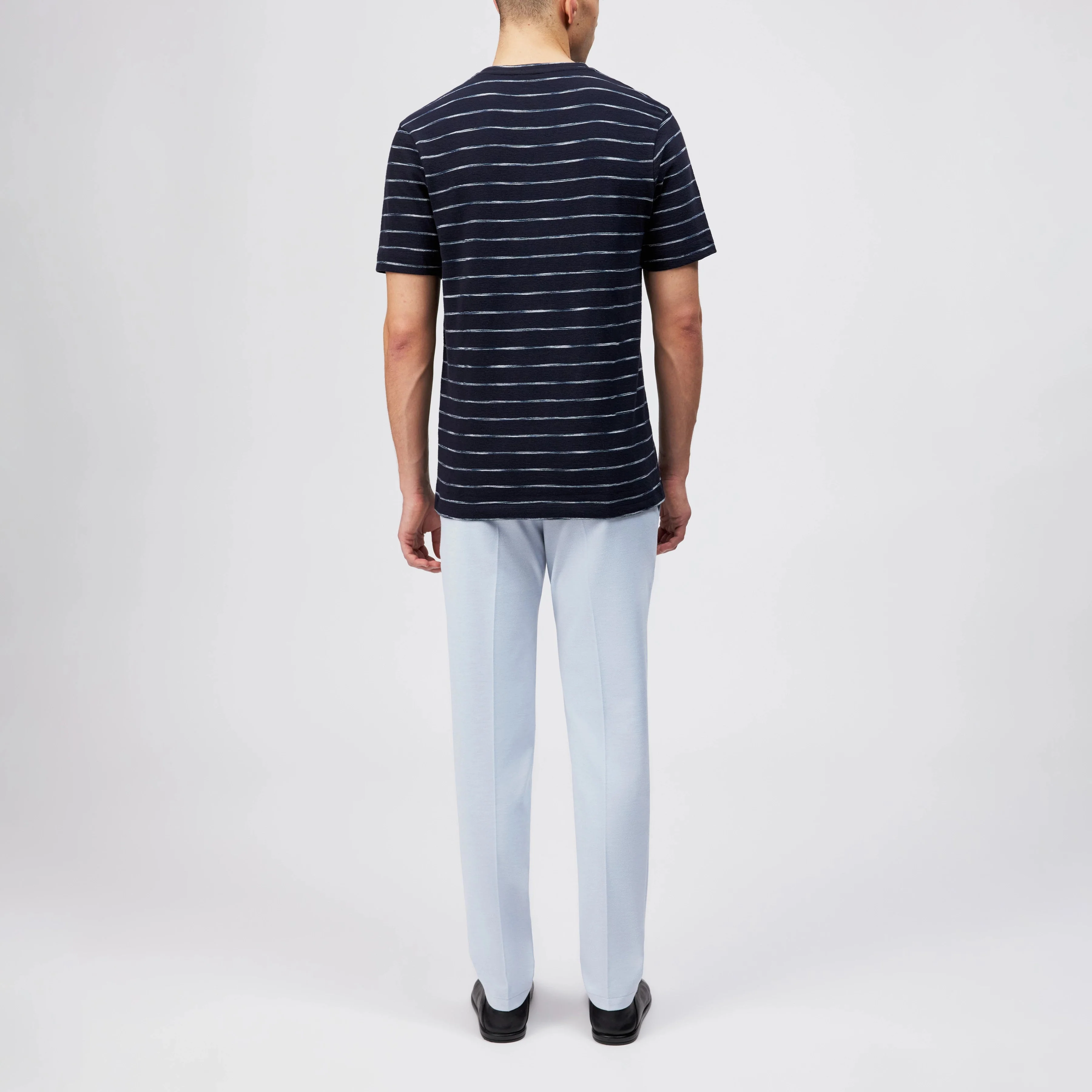 Raphael T-Shirt 524061 navy/white stripes - Image 2
