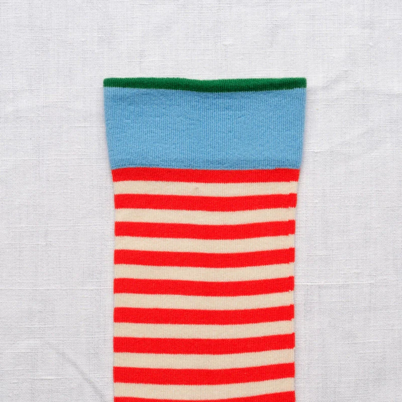 Rayures vermillon Socks RY1-37 - Image 2