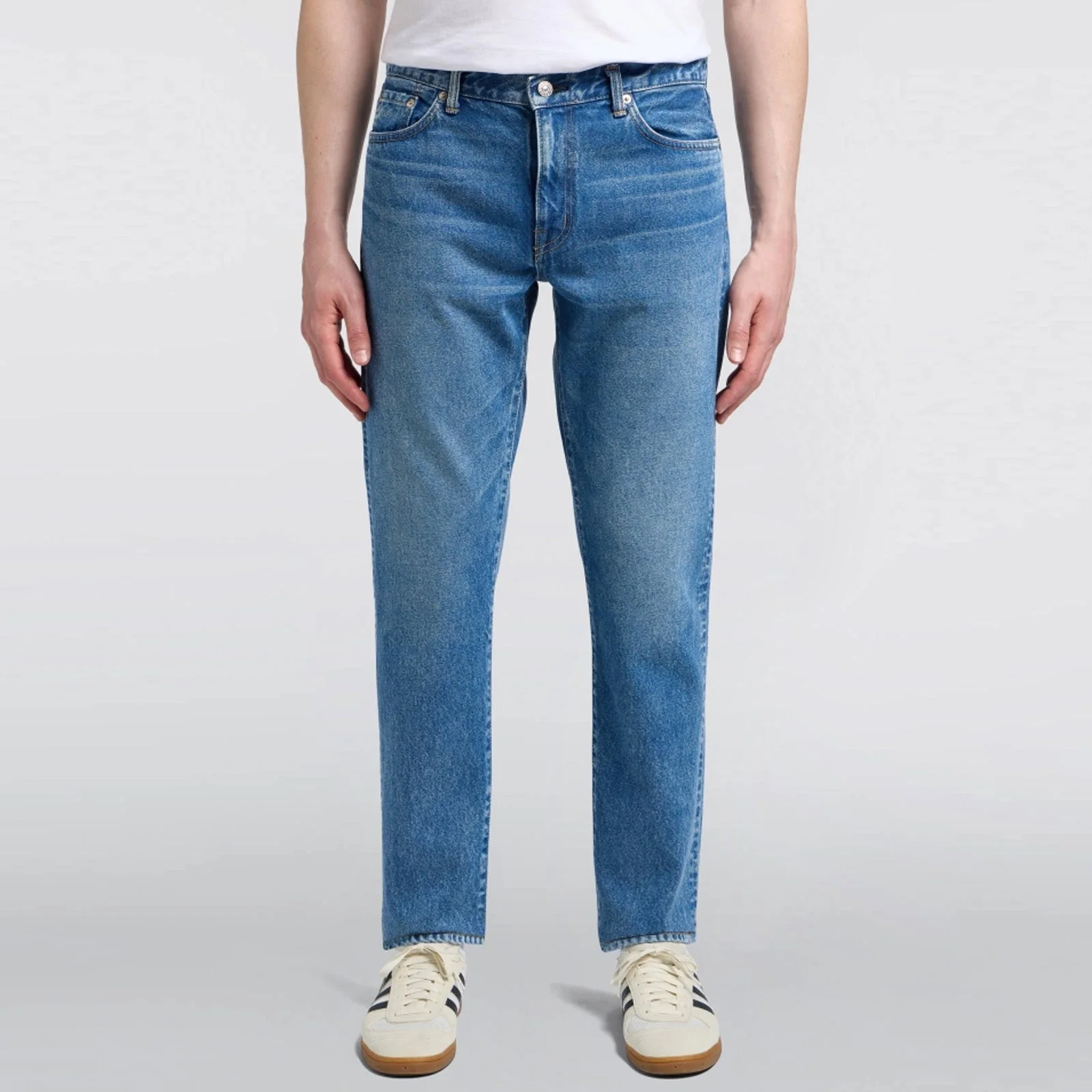 Reg Tapered Kaihara Openend Denim blue mid light used