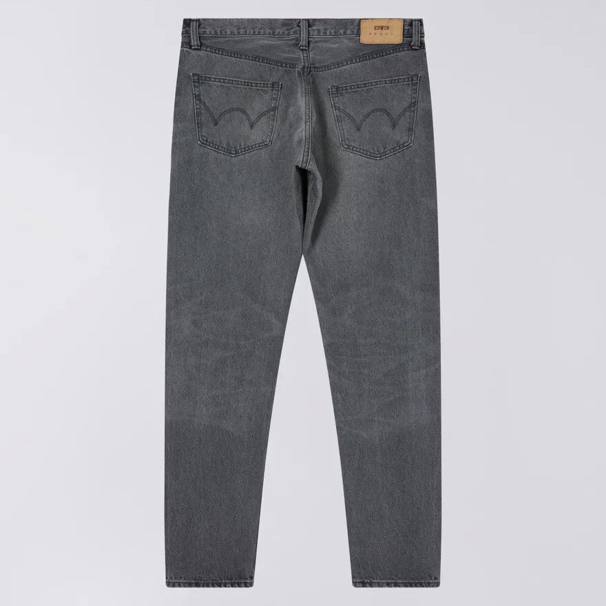 Regular Tapered Kaihara black grey used - Image 5