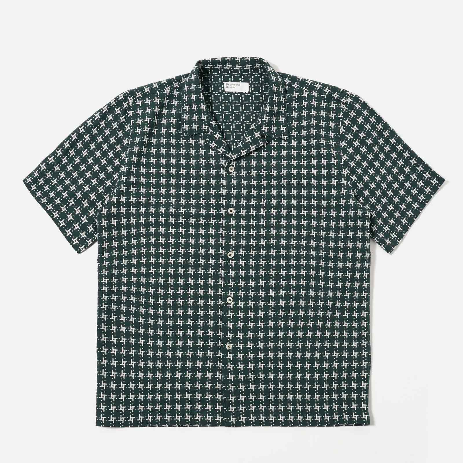 Rhodes 8 Cotton Road Shirt green/white