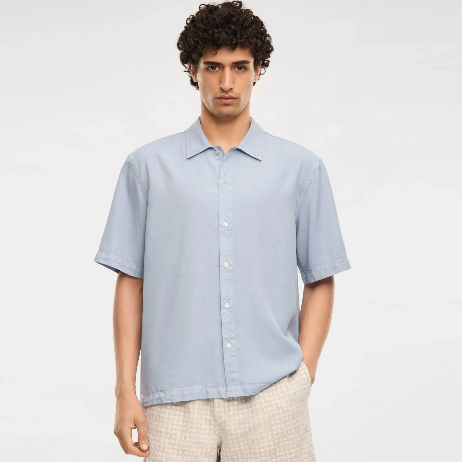 Rhys S/S Shirt light blue