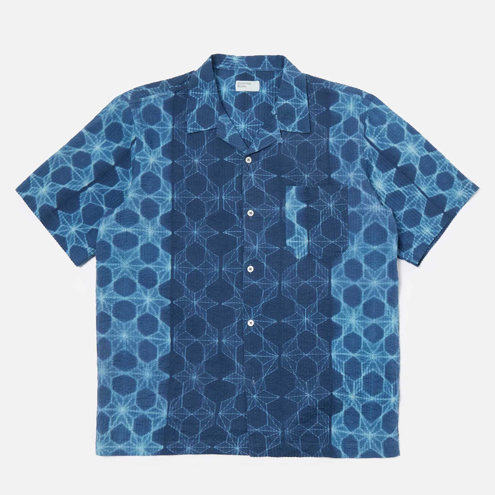 Road Shirt Needle Tye N Dye indigo - Image 3