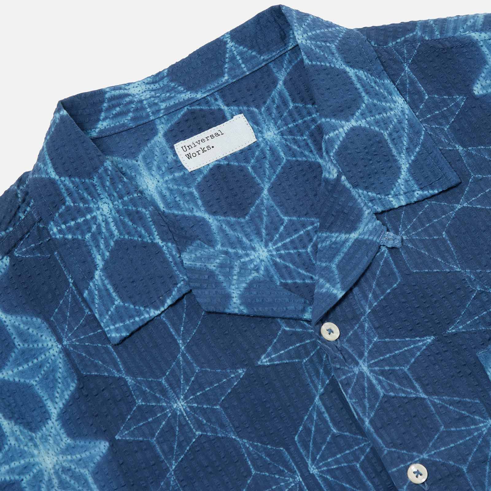 Road Shirt Needle Tye N Dye indigo - Image 5