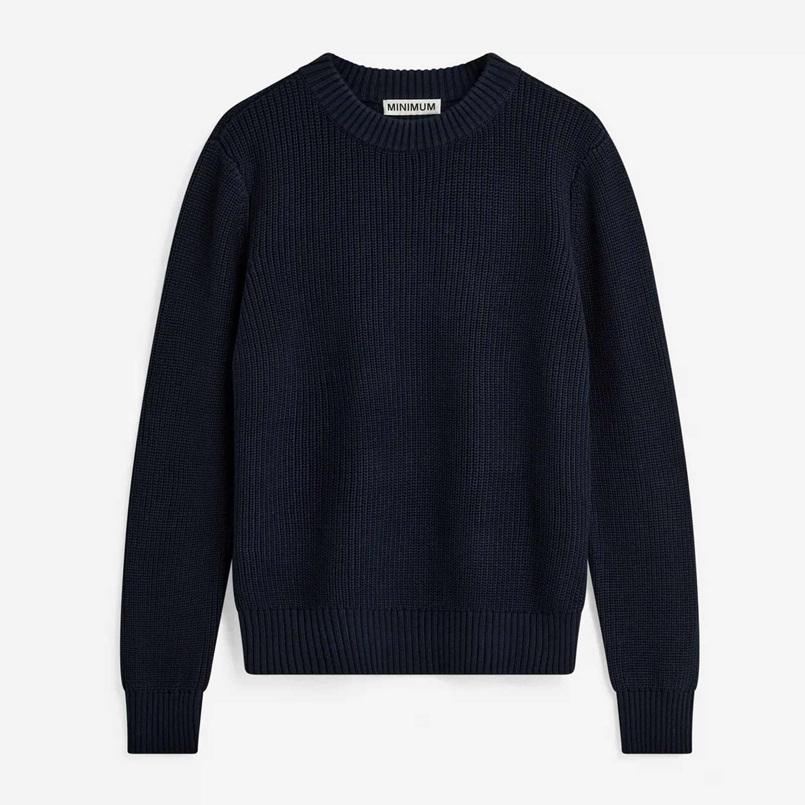 Rob Knit Jumper G006 GOTS sky captain - Image 3