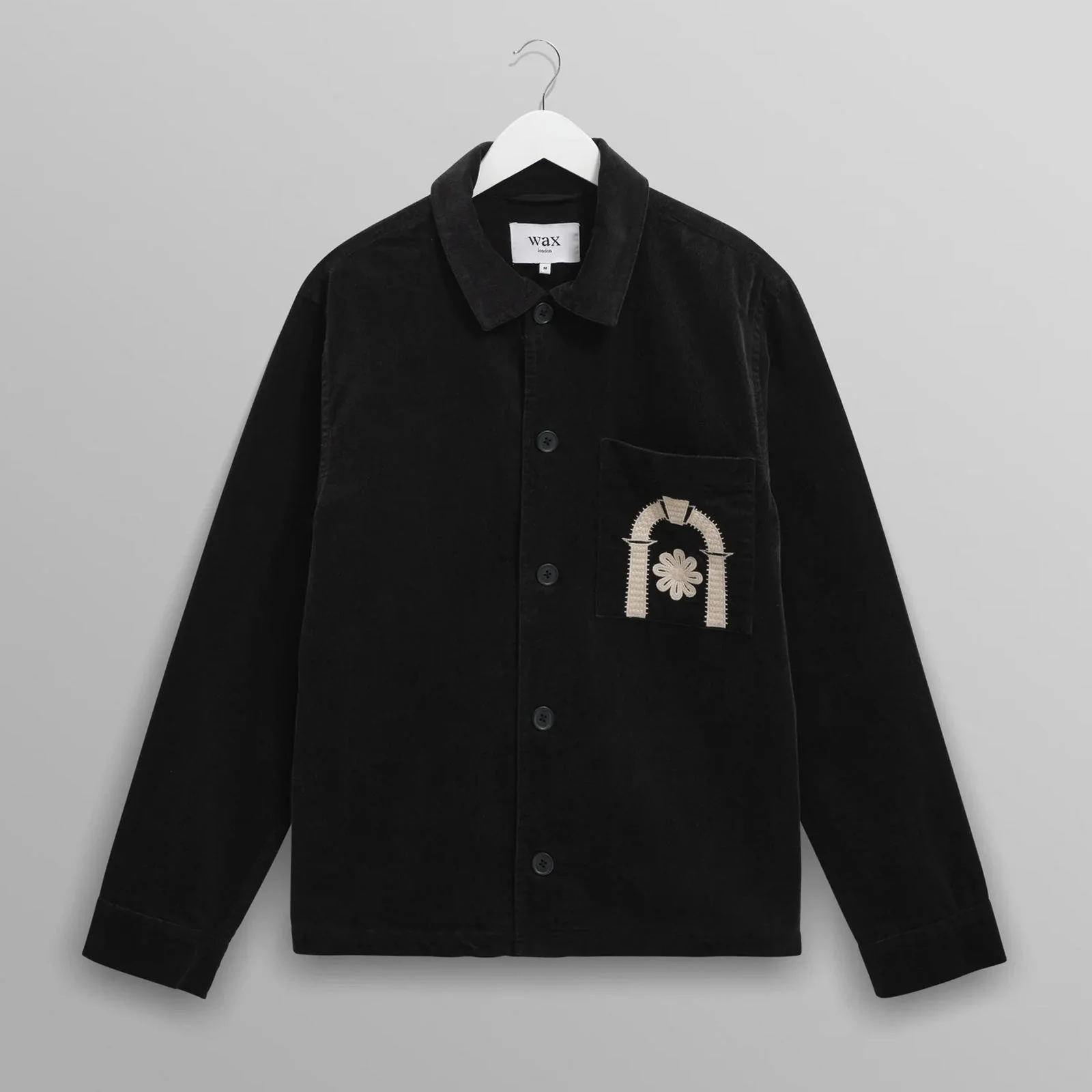 Rockley Overshirt Velvet Applique black/ecru - Image 6