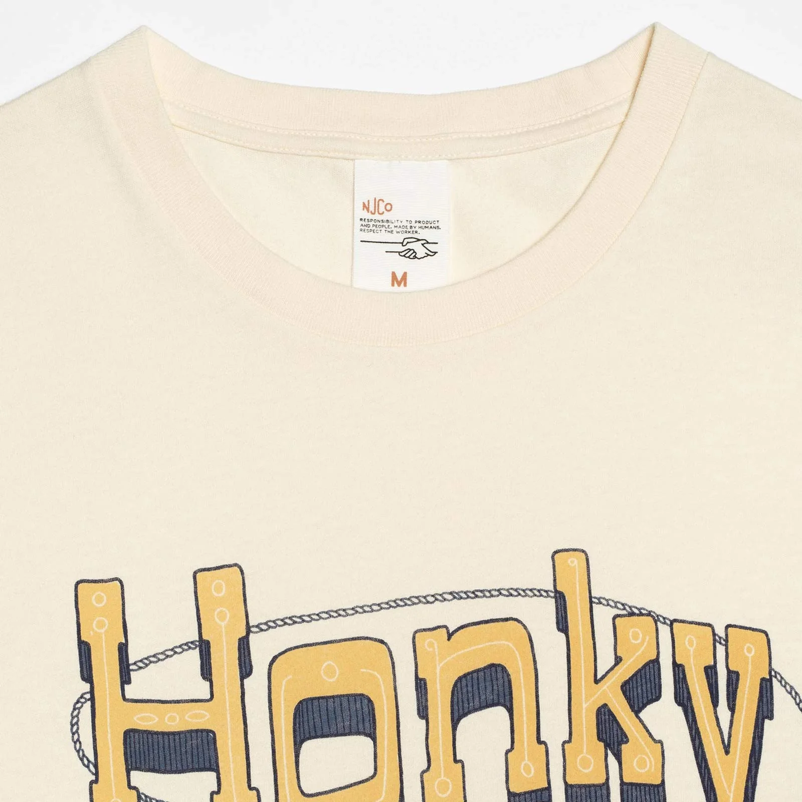 Roy T-Shirt Honky Tonk ecru - Image 4
