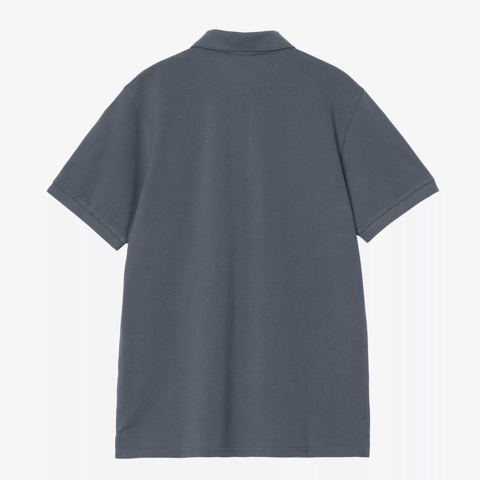 S/S Chase Pique Polo cozy blue/gold - Image 2