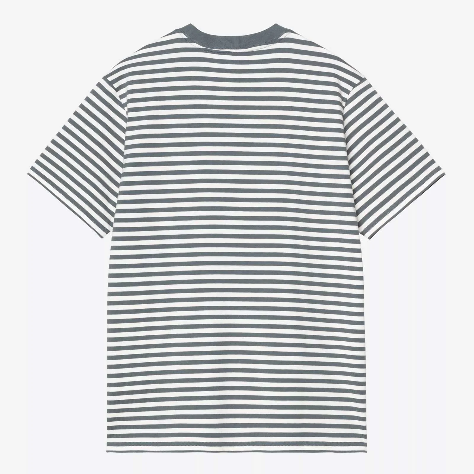 S/S Ezra Pocket T-Shirt ezra stripe/cozy blue/wax - Image 2