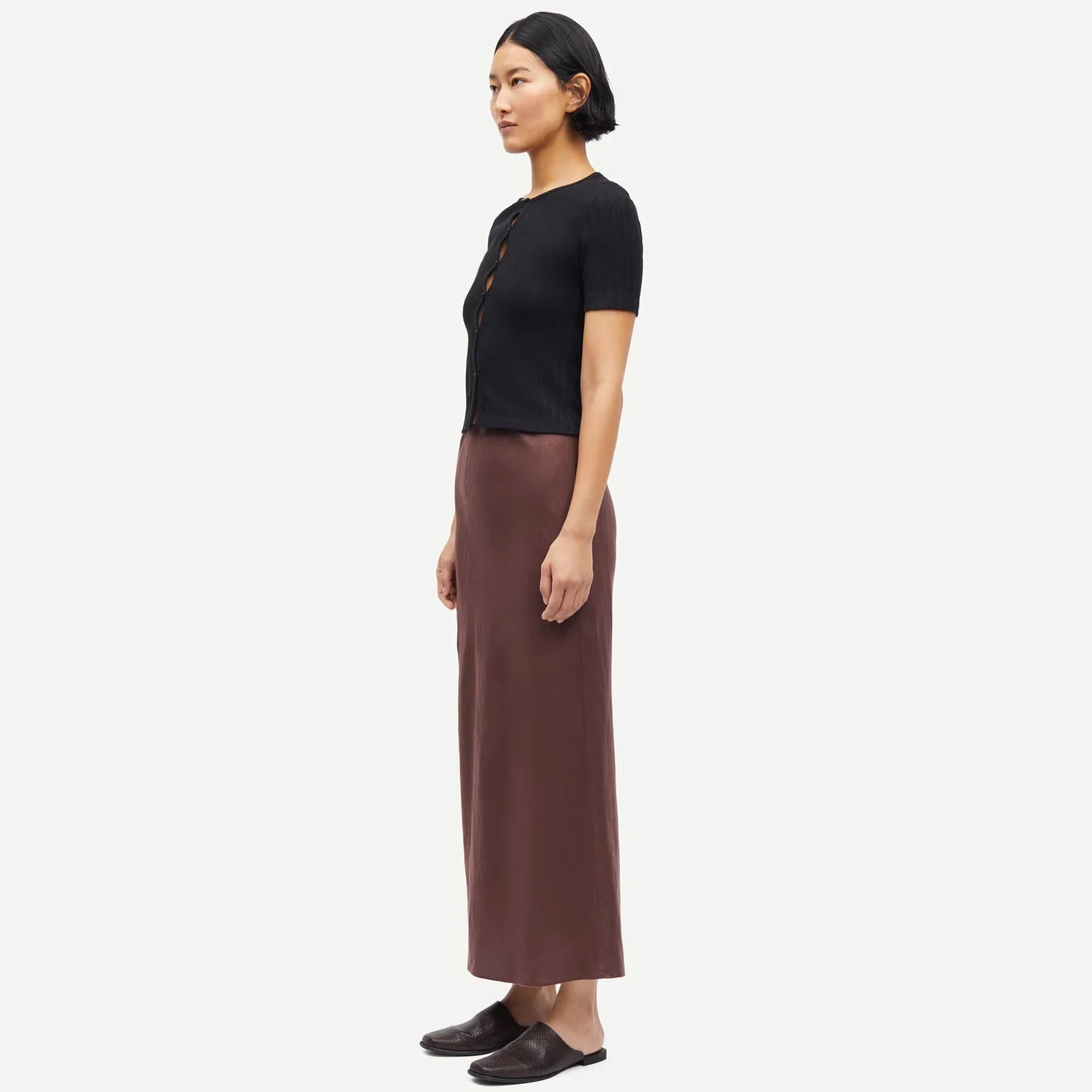 Saagneta Long Skirt 14329 french roast - Image 3