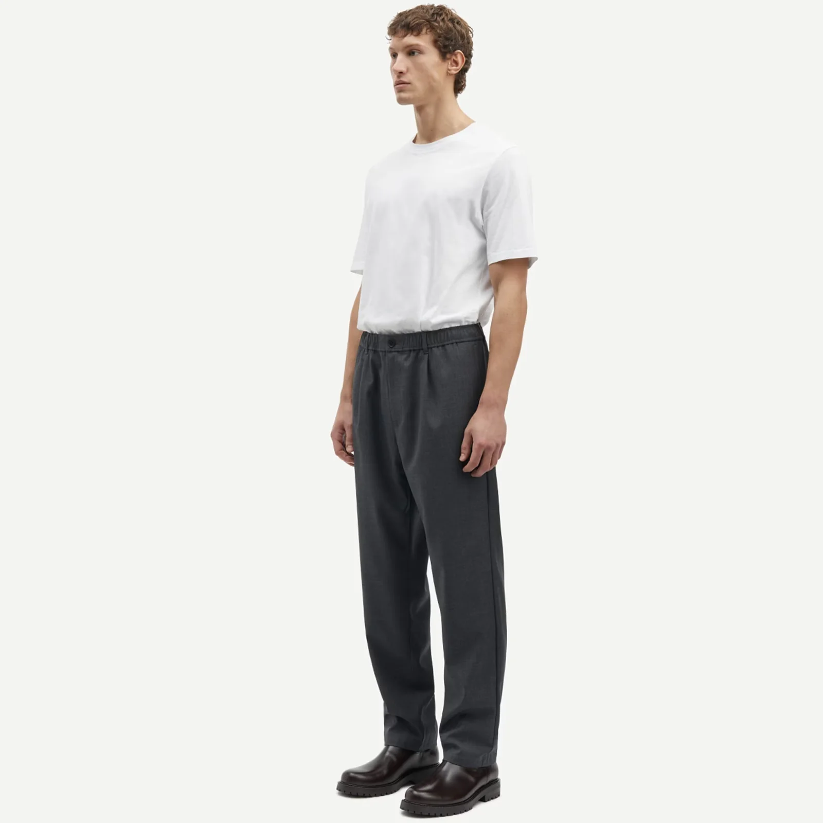 Sabertil Trousers 15350 dark grey mel. - Image 3