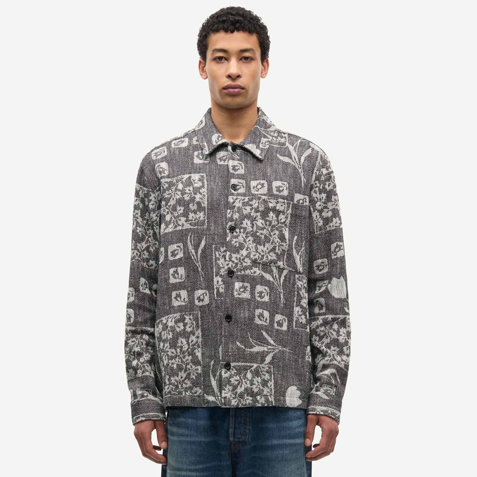 Sacastor X O Overshirt dark ashbloom