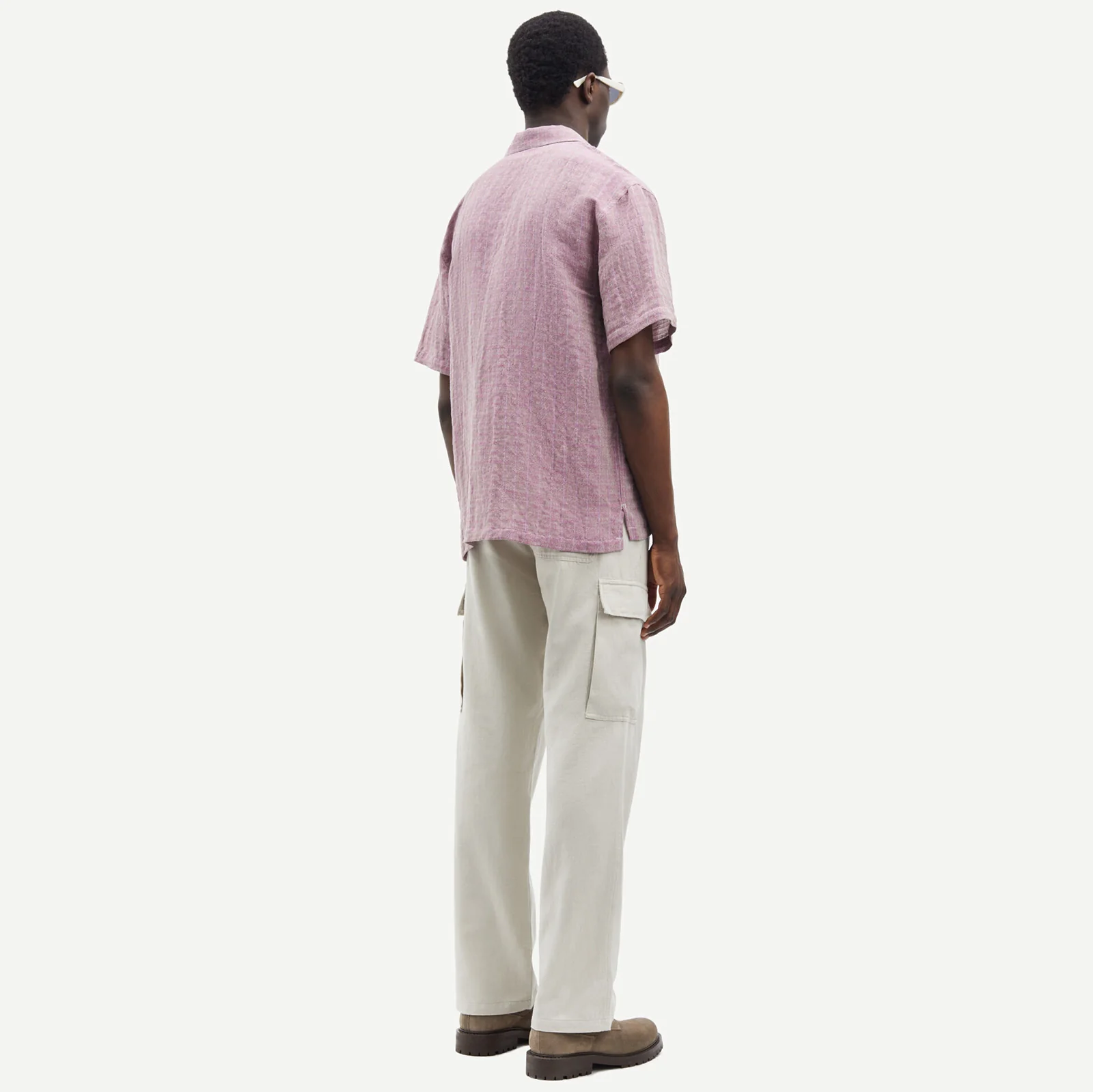 Saemerson Shirt orchid haze chambray - Image 5