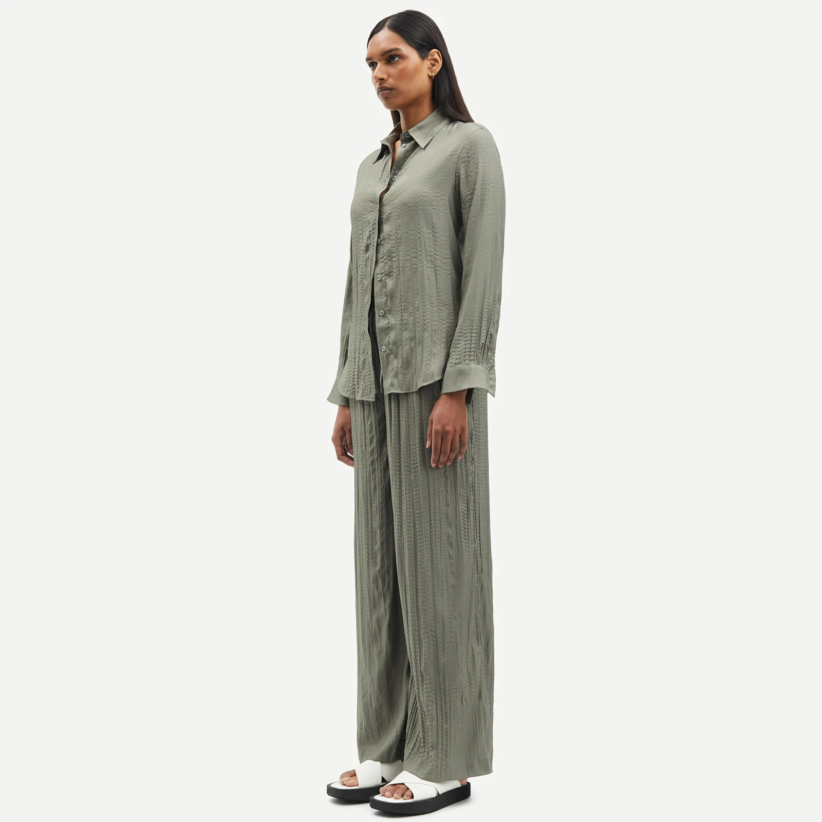 Sahelena Trousers dusty olive - Image 2