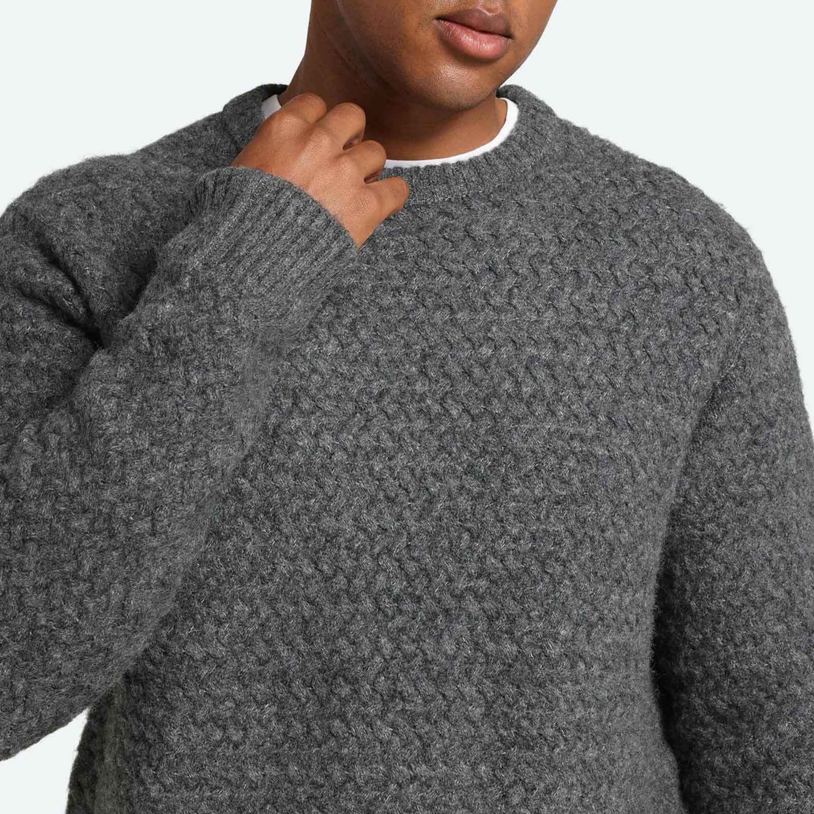 Saigon 3963 Knit Jumper gray pinstripe - Image 4