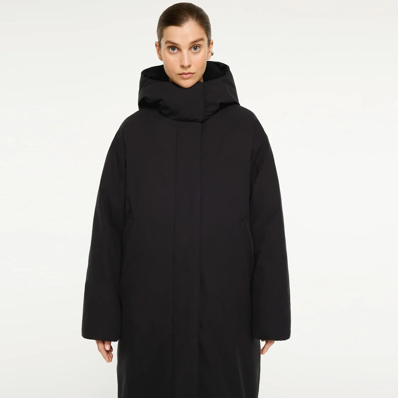 Saira Cold Winter Parka black - Image 3