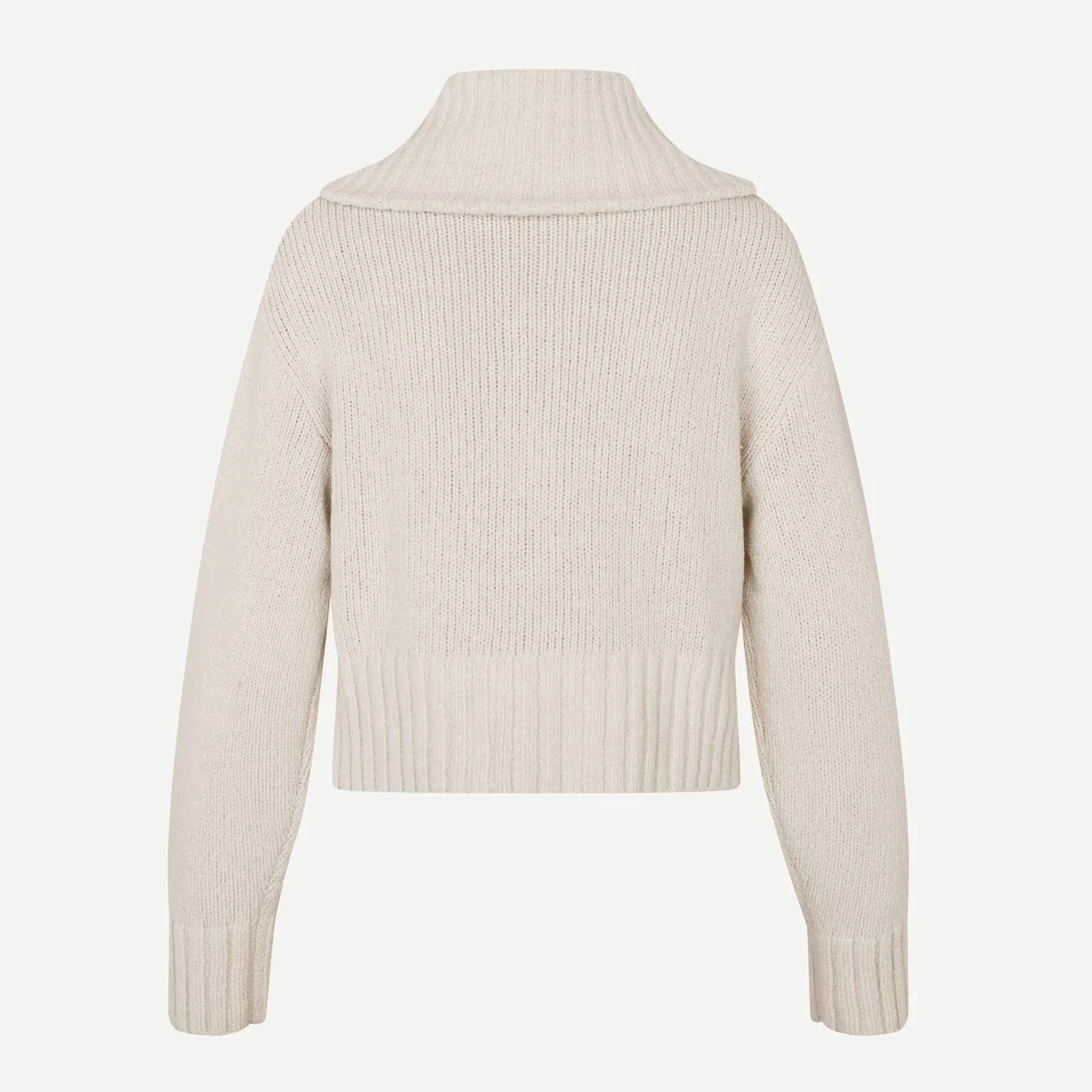 Sajasmin Zip Cardigan 15178 bone white - Image 2