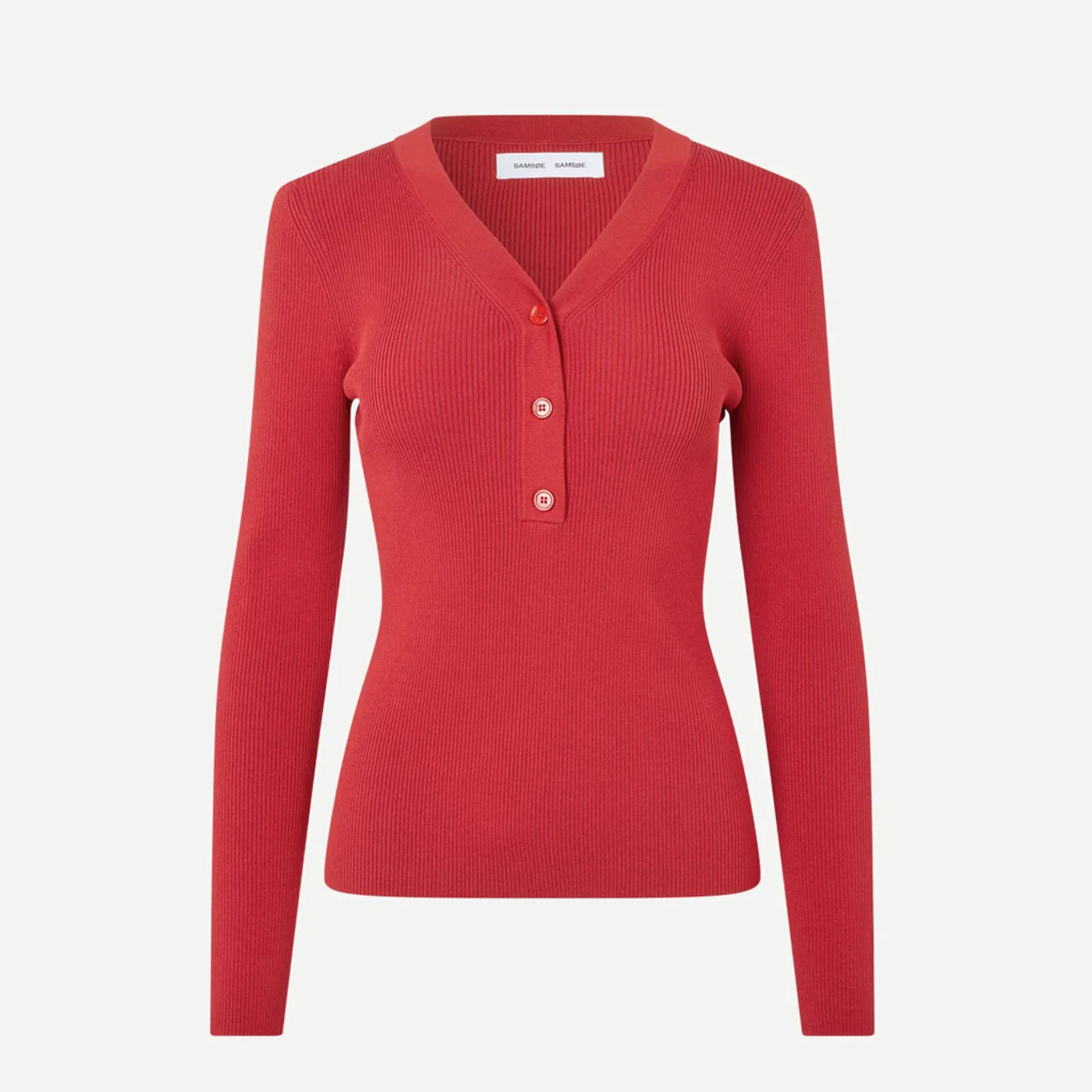 Saleonore V-Neck Jumper scarlet sage - Image 4