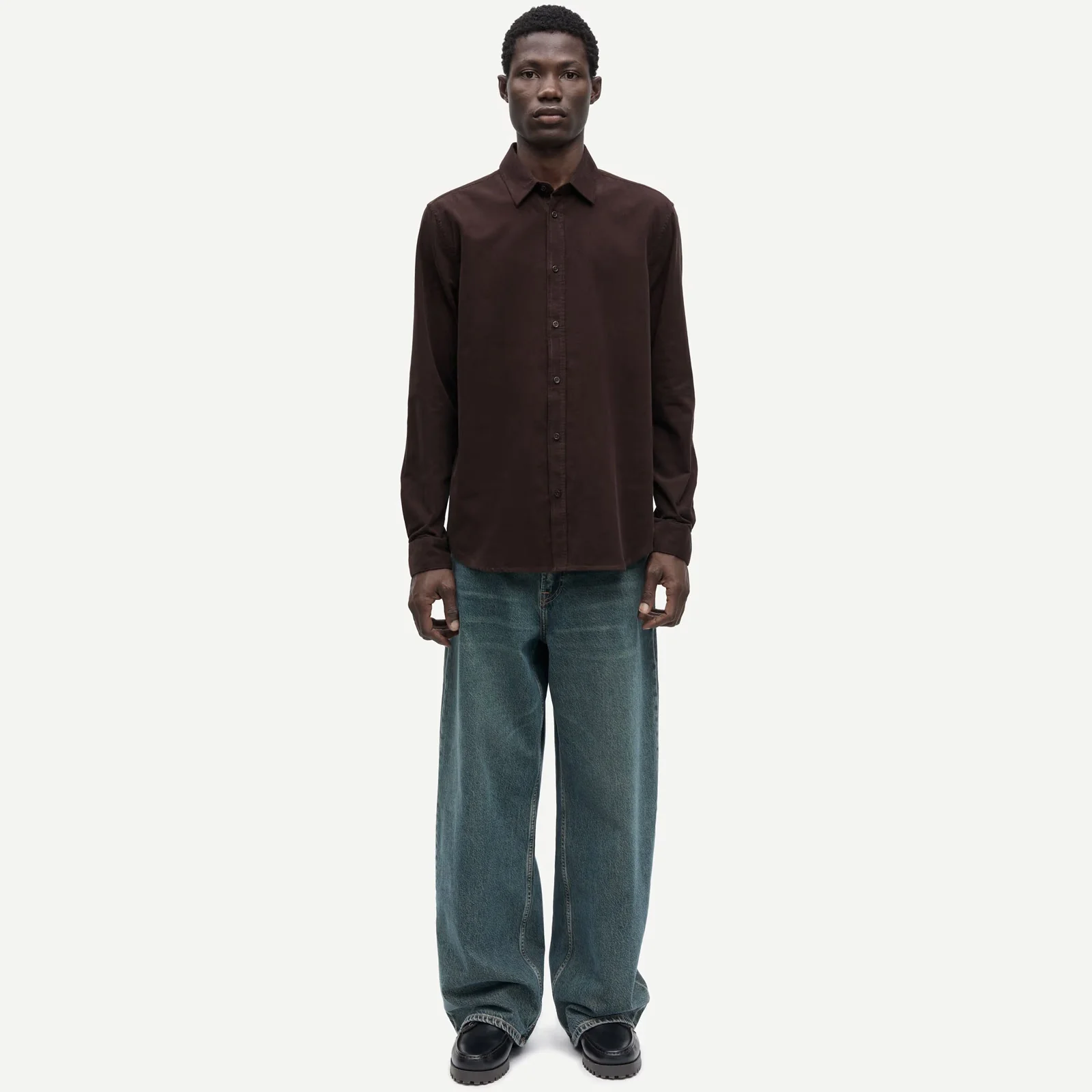 Saliam NX Shirt 10504 black coffee - Image 3
