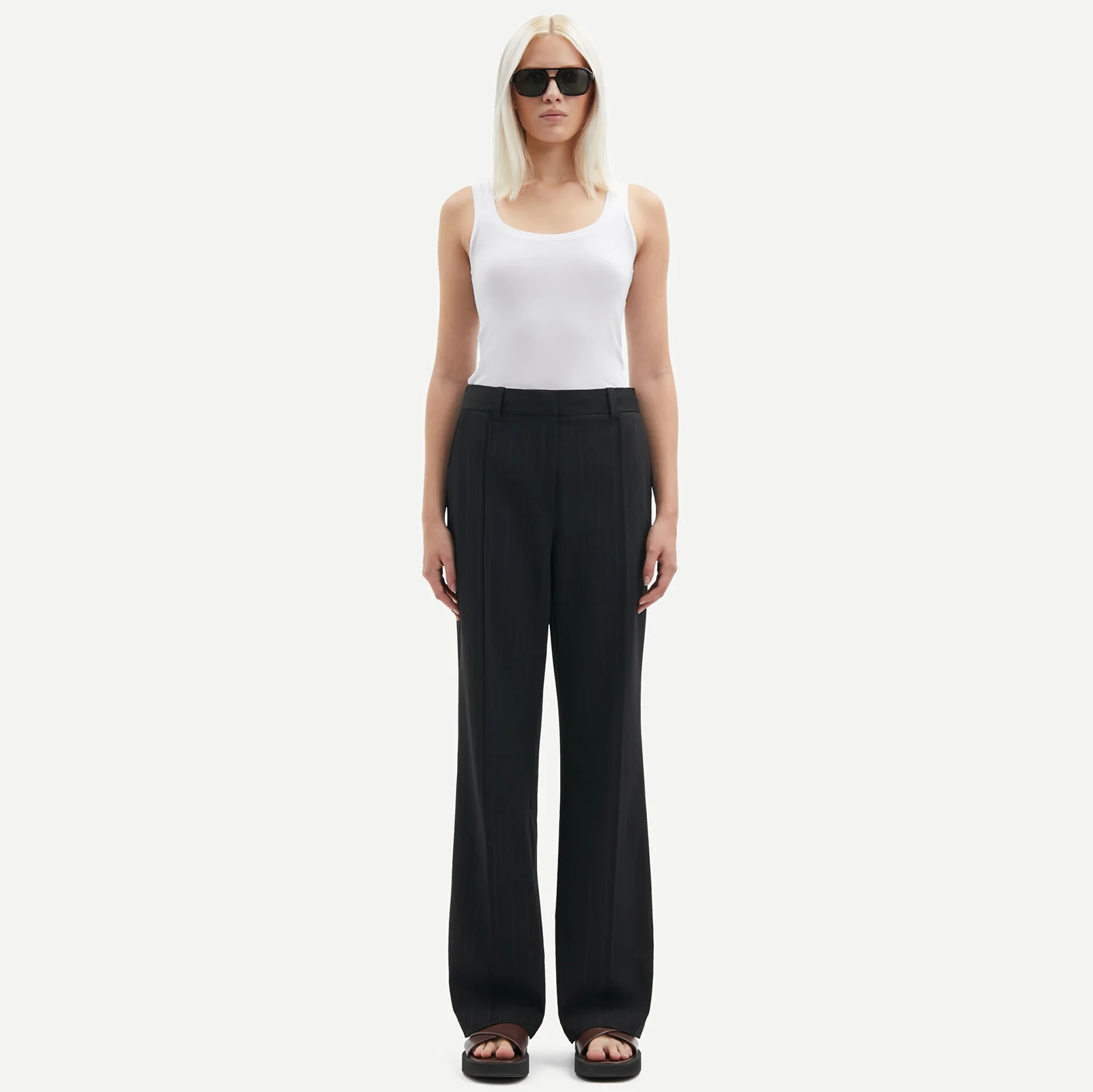 Salot Trousers black pinstripe - Image 3