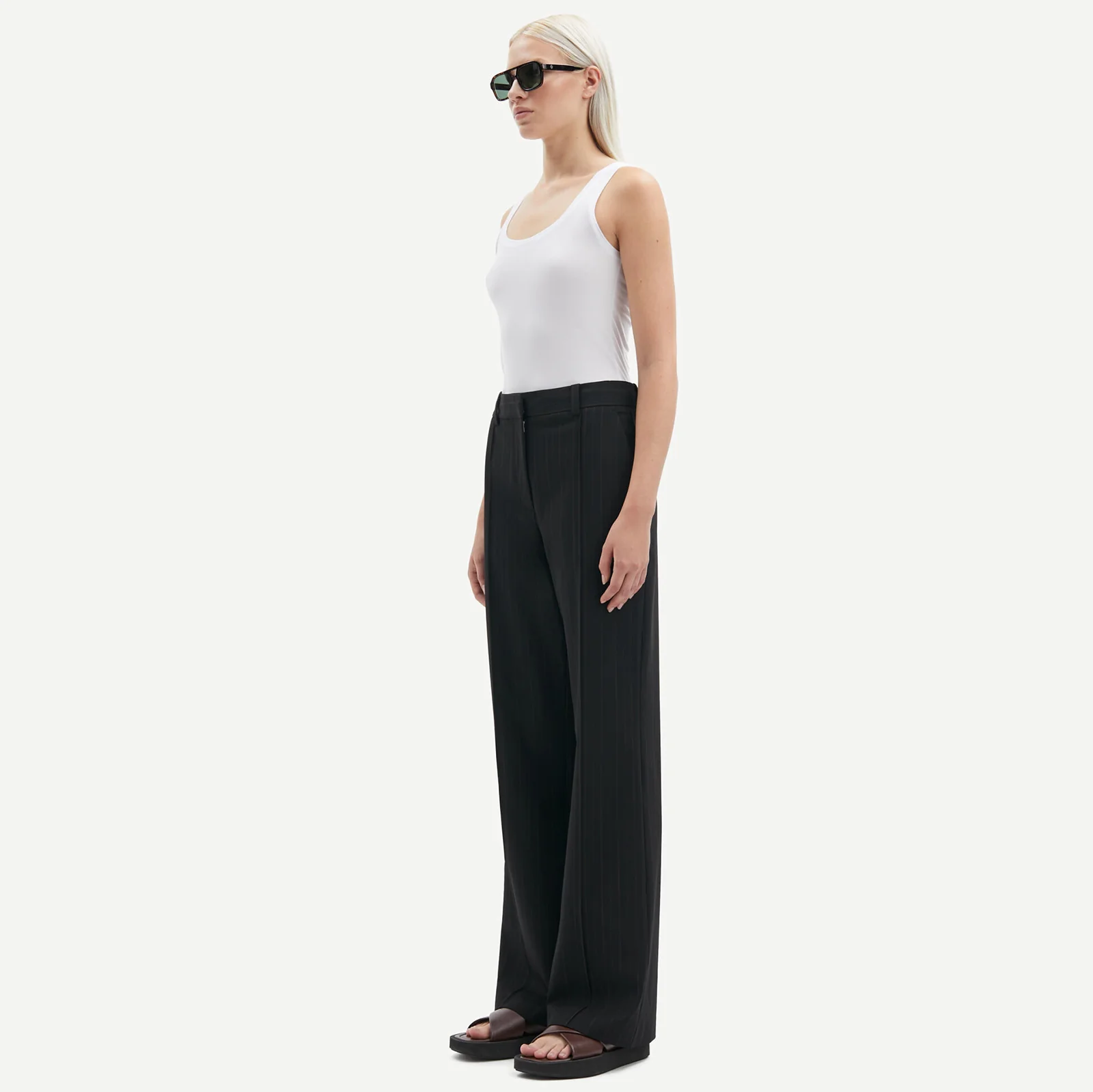 Salot Trousers black pinstripe - Image 4