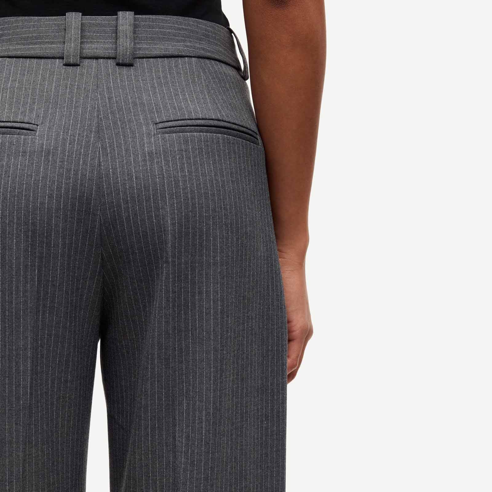 Salot Trousers 15496 dark gull grey pinstripe - Image 4