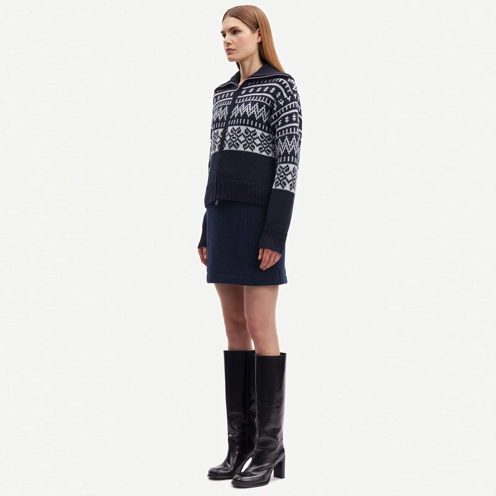 Salouisa Zip Cardigan 11250 salute mel. - Image 2
