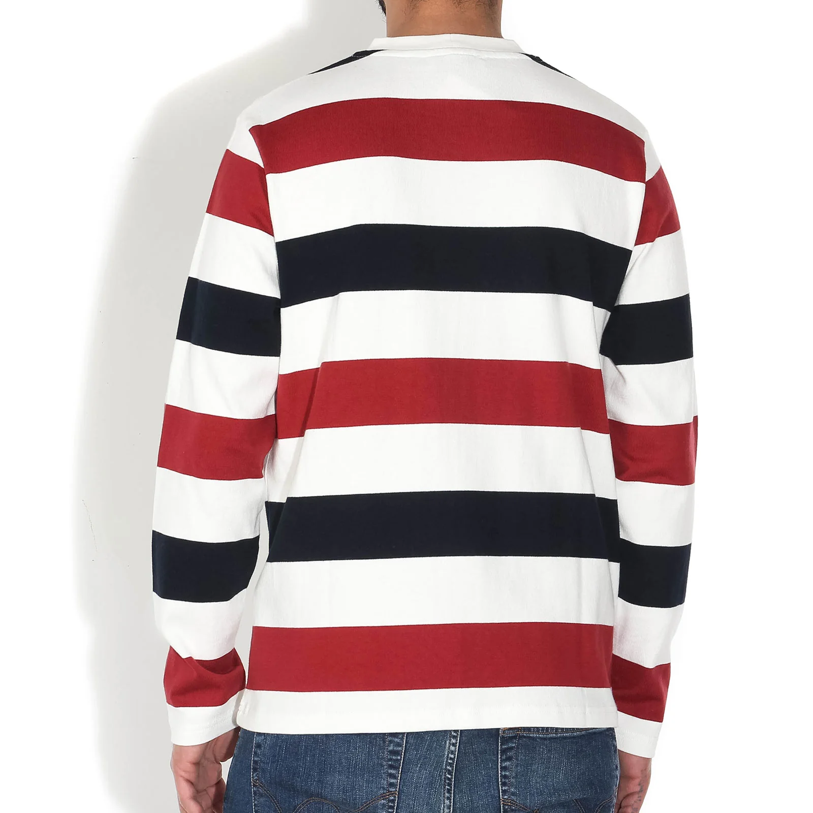 Albee O-N LS St. Crewneck redbluecream - Image 2