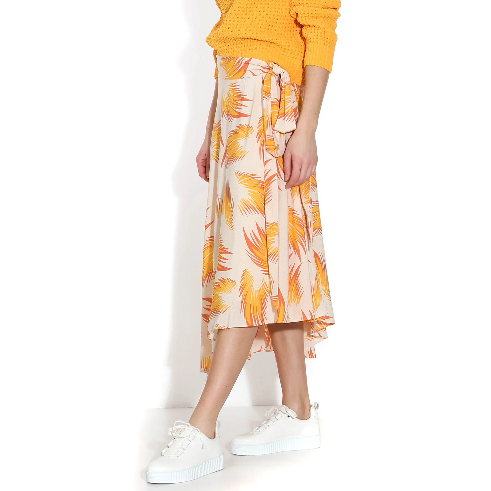 Chila L Skirt AOP sun feather