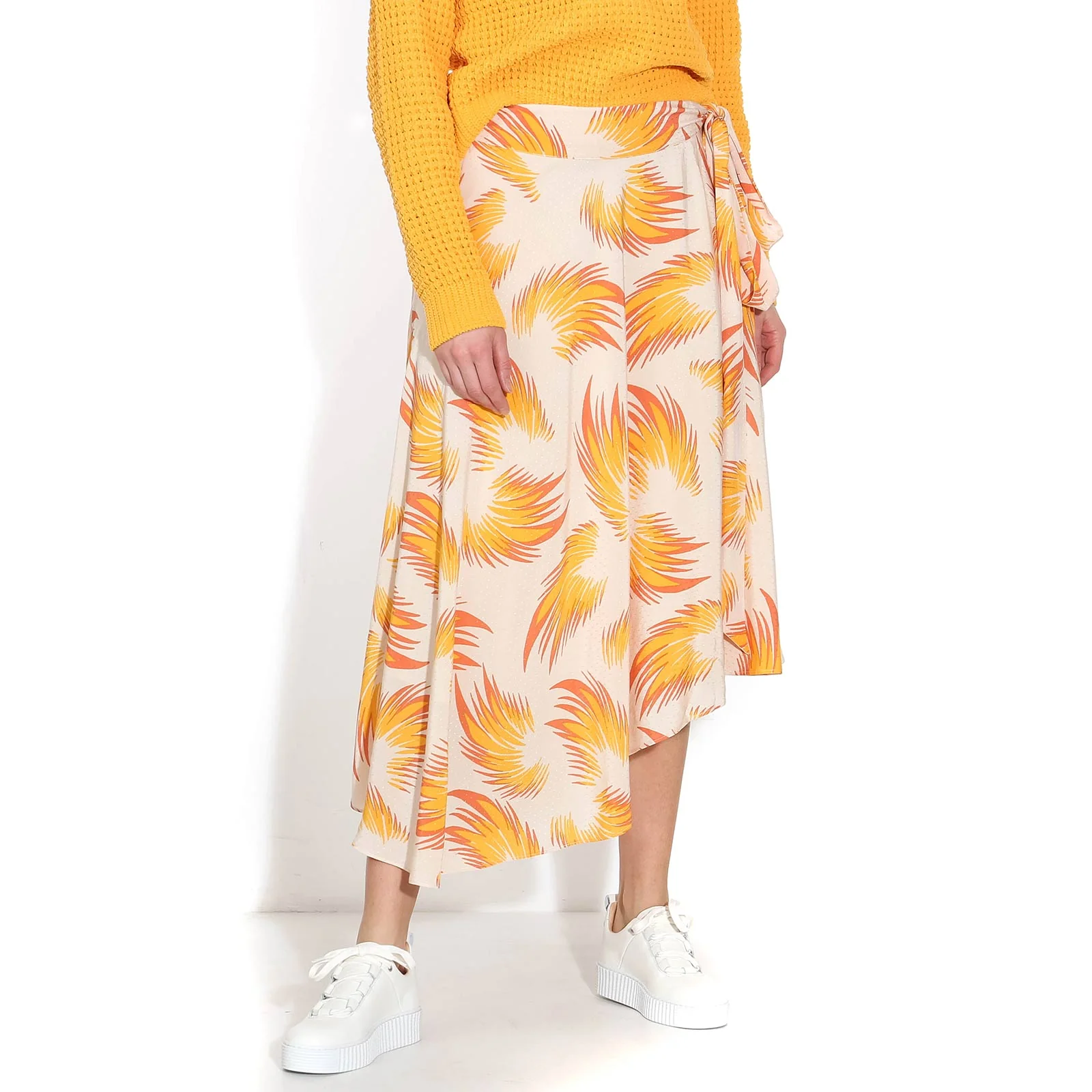 Chila L Skirt AOP sun feather - Image 2