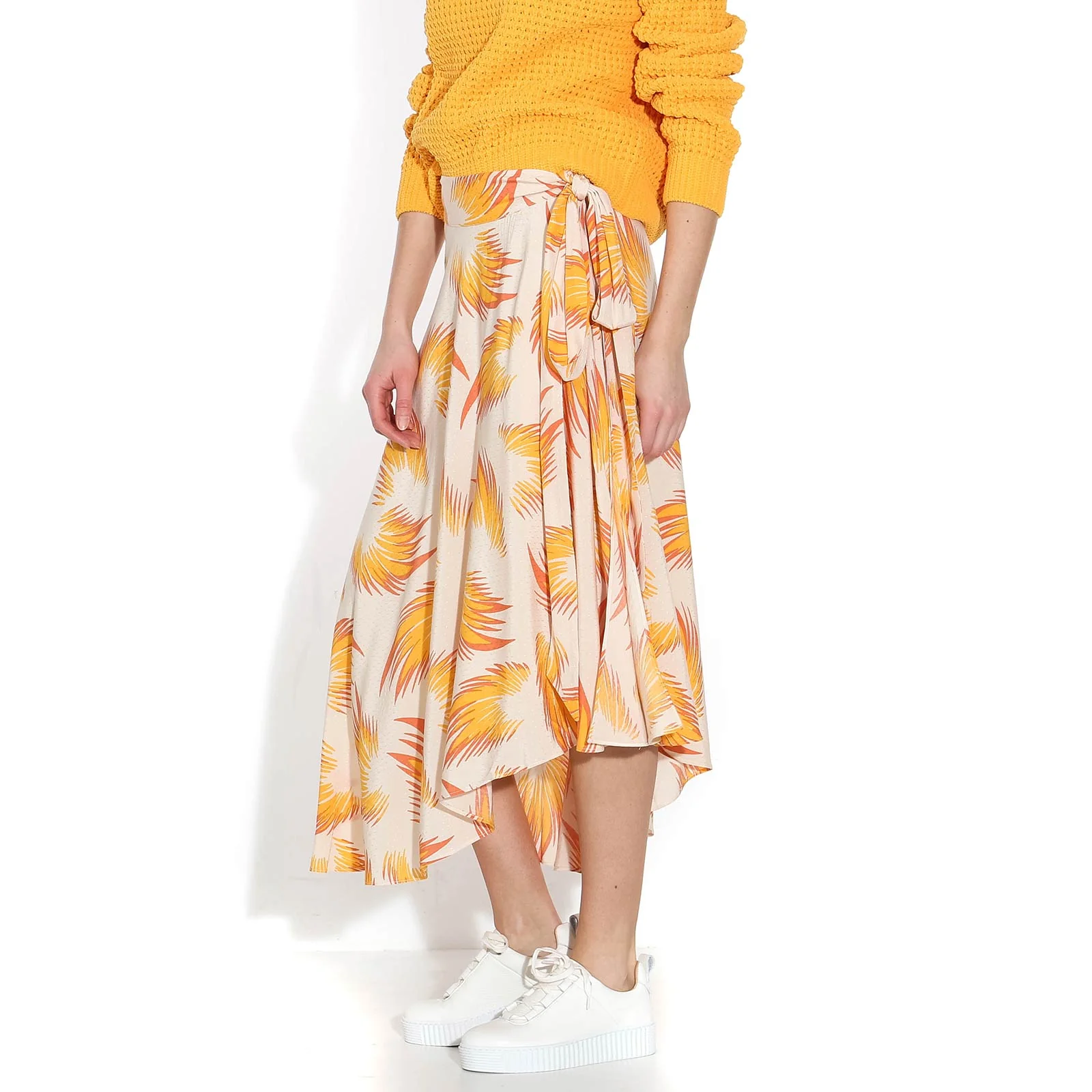 Chila L Skirt AOP sun feather - Image 4