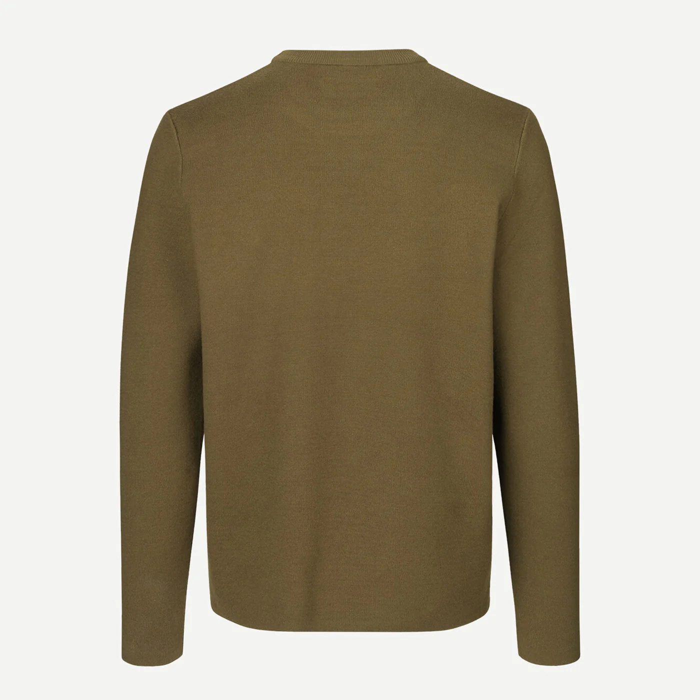 Gunan Crew Neck Jumper dark olive - Image 2
