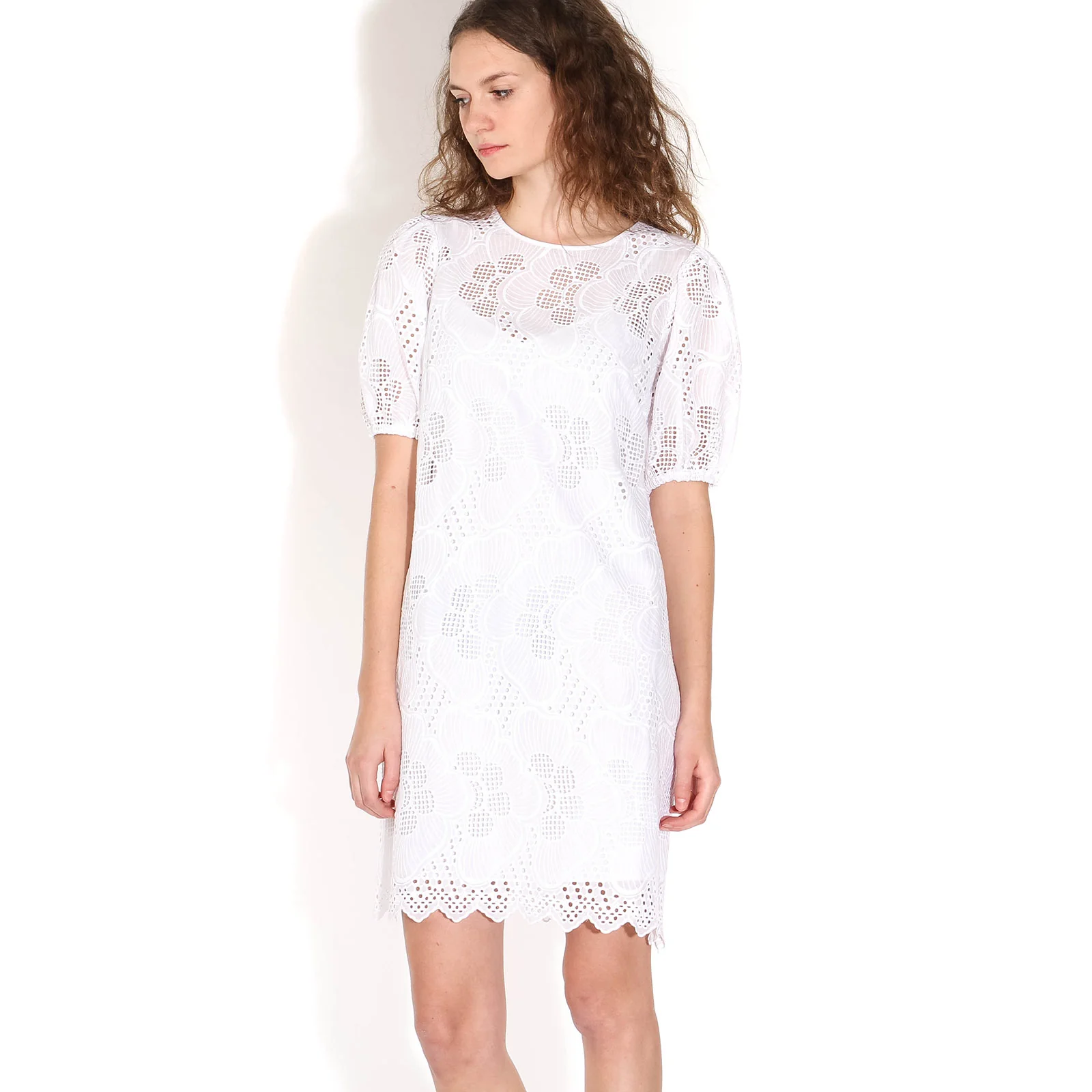 Juni SS Dress bright white - Image 3