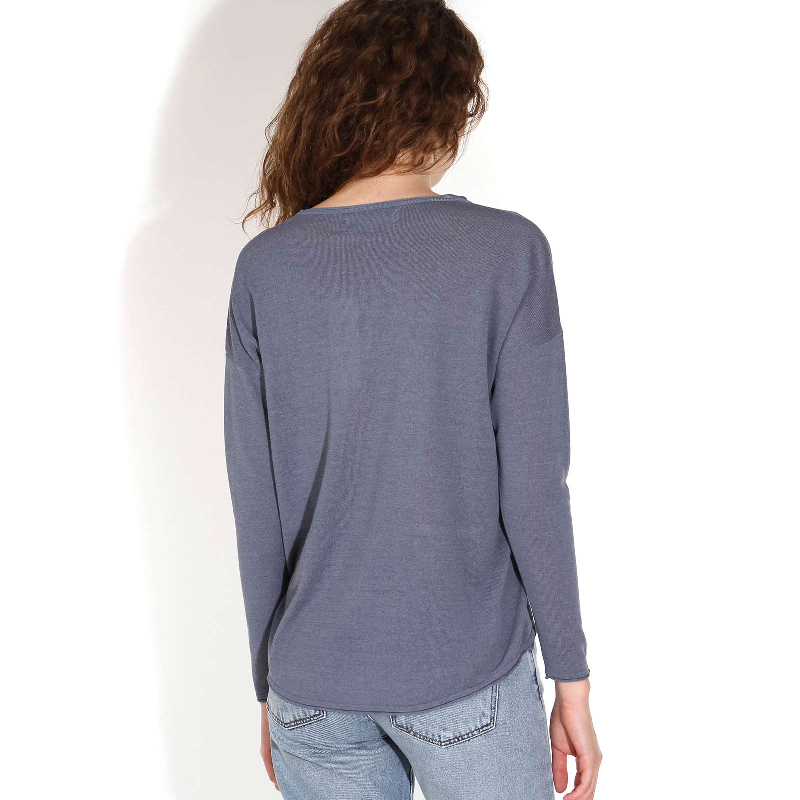 Kally O-Neck Jumper blue mirage - Image 3