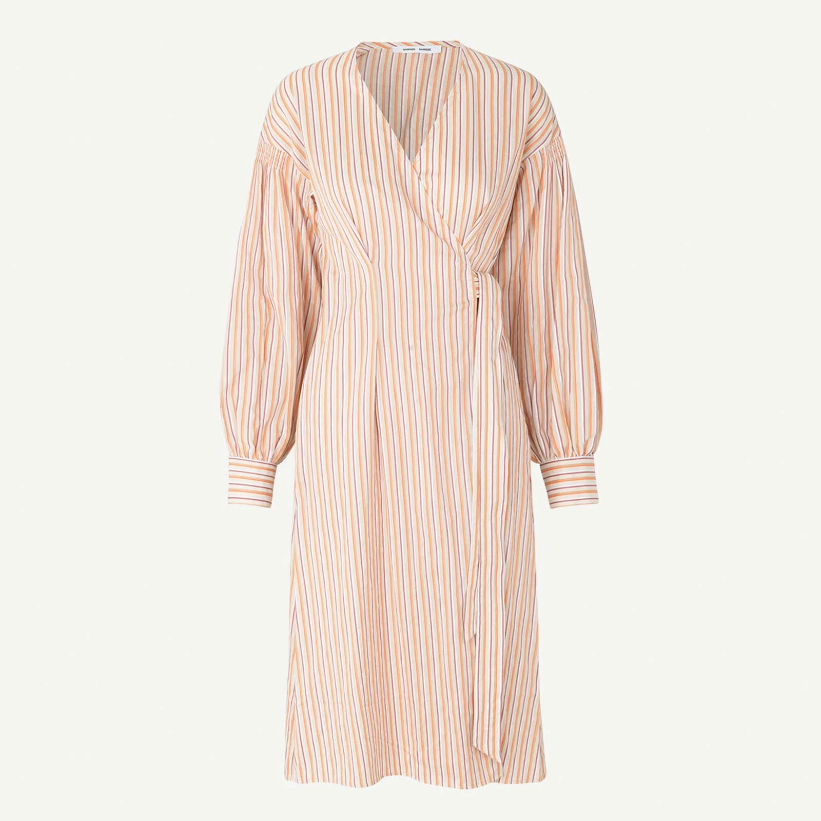 Merrill Dress coral stripe