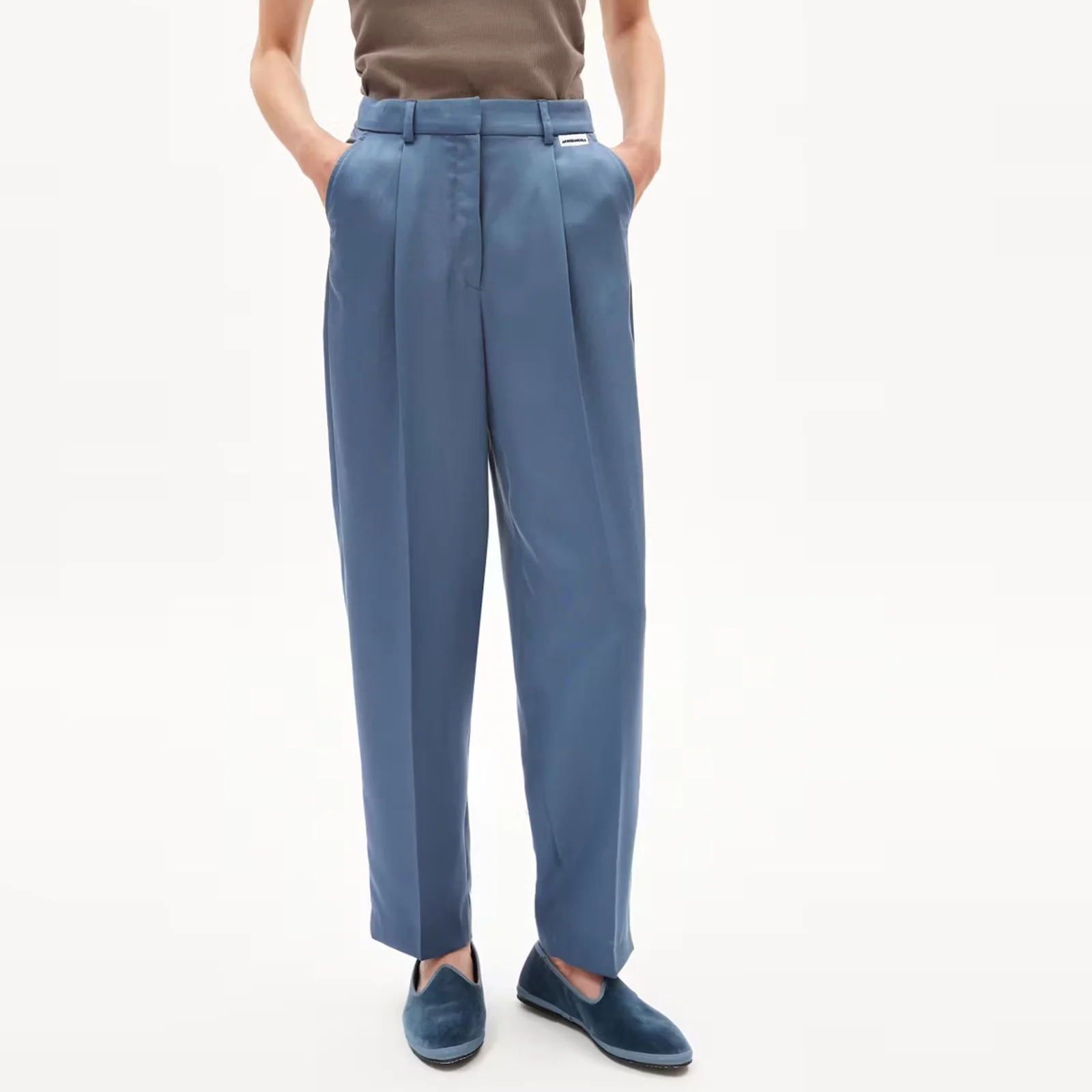 Sandrinaa Tapered Pants iron blue - Image 3